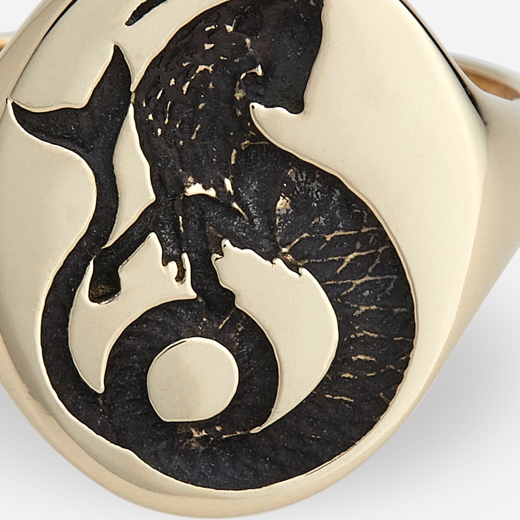 TALON JEWELRY zodiac signet ring SCORPIO : talon jewelry zodiac signet ring for women