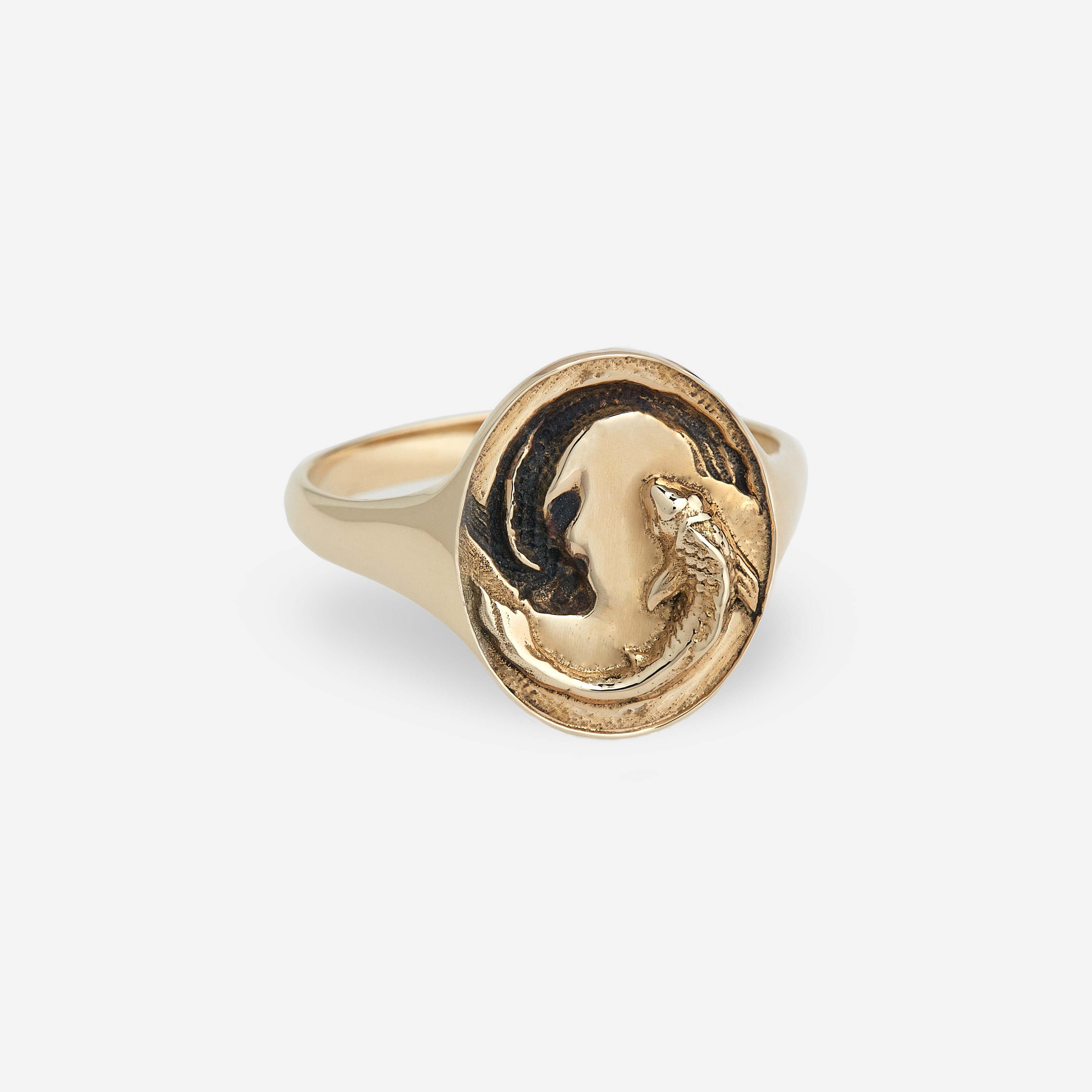 TALON JEWELRY zodiac signet ring