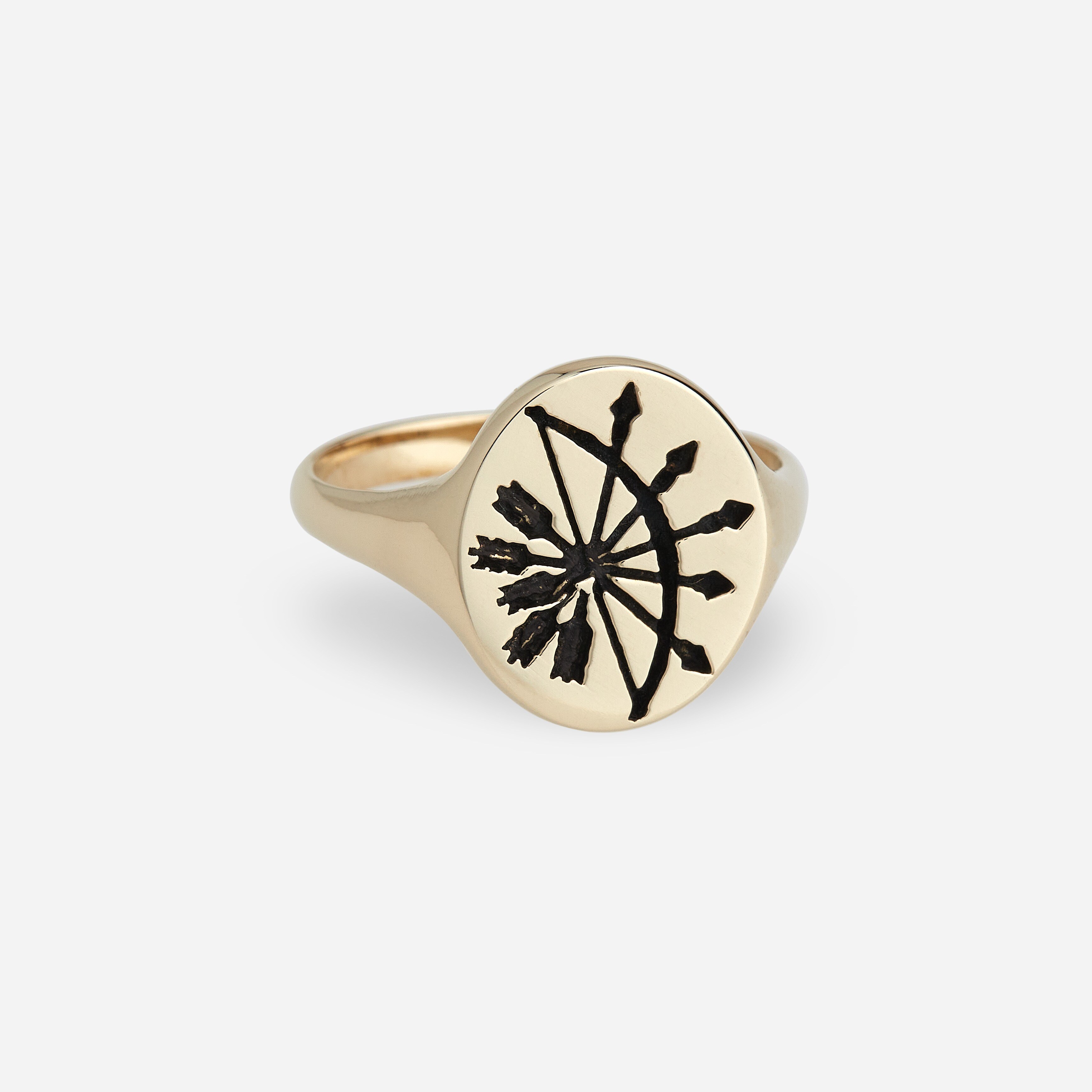 TALON JEWELRY zodiac signet ring