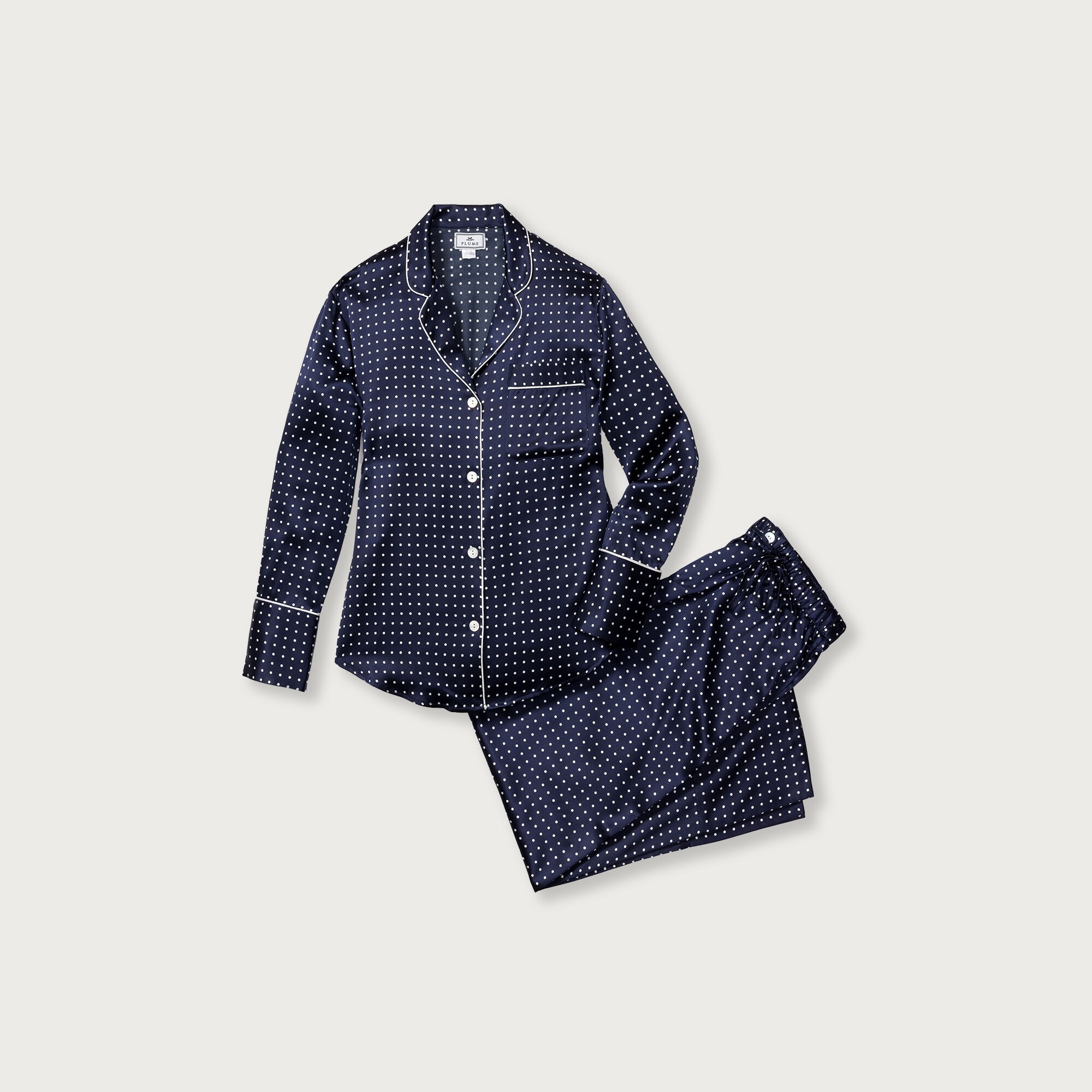 Petite Plume™ women's striped pajama set