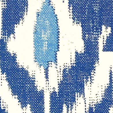 TISCH NEW YORK ikat place mat COBALT BLUE