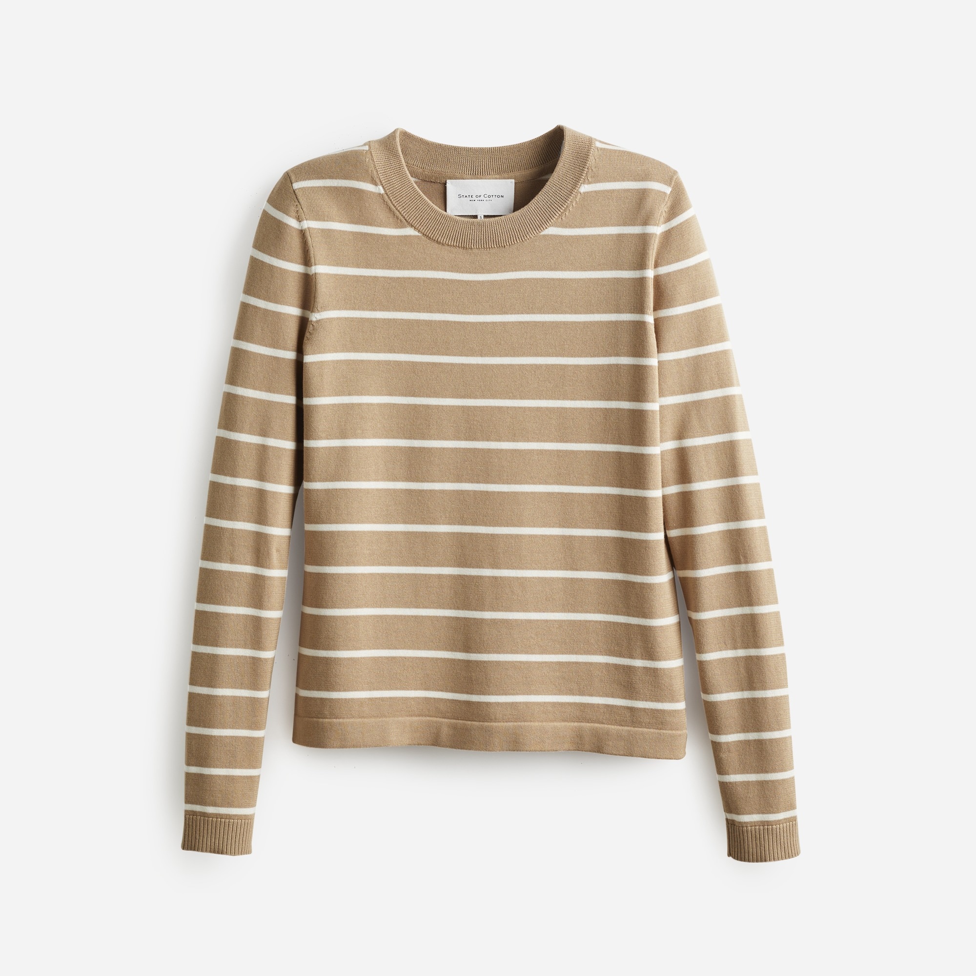 womens State of Cotton NYC Devon striped crewneck sweater