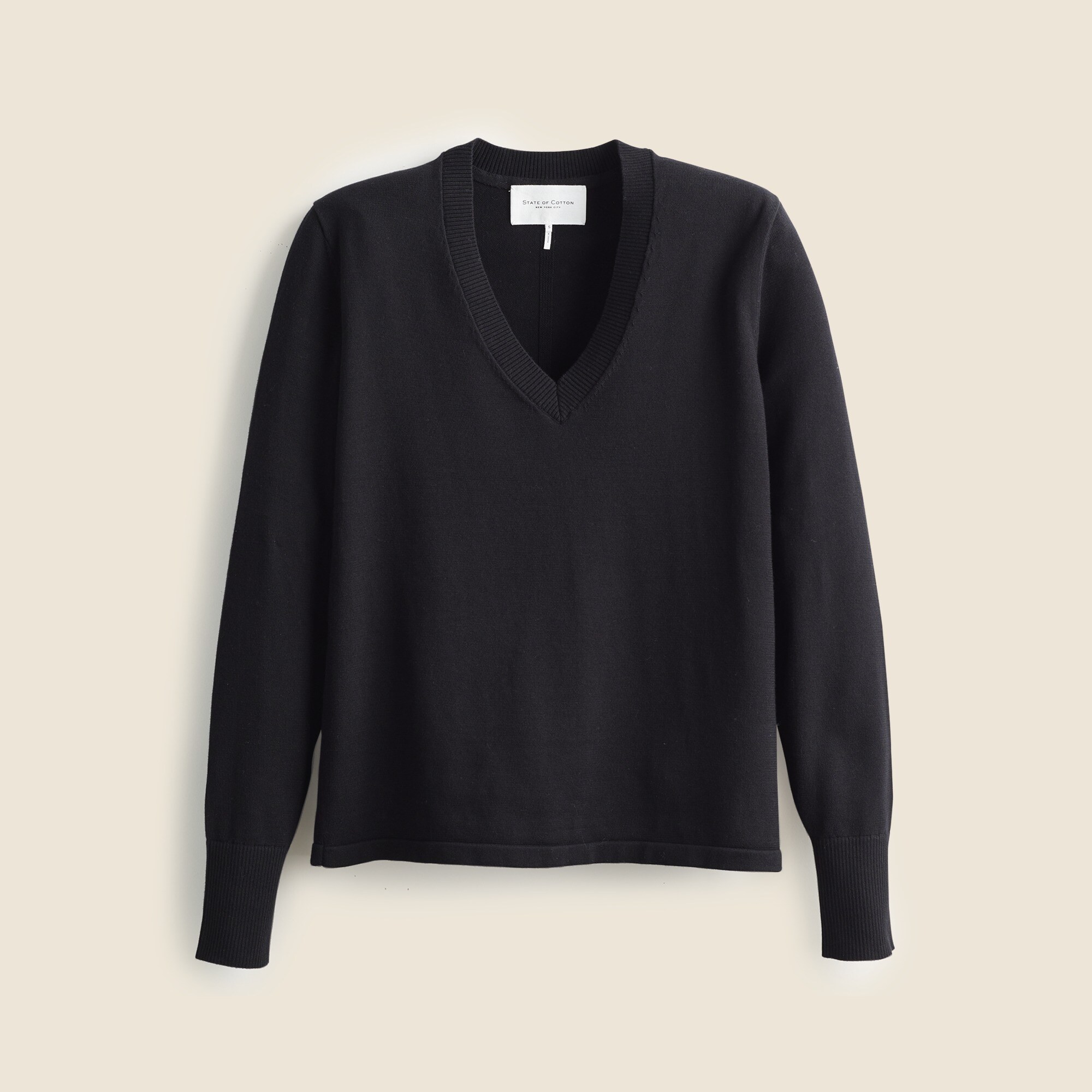  State of Cotton NYC Elle V-neck sweater