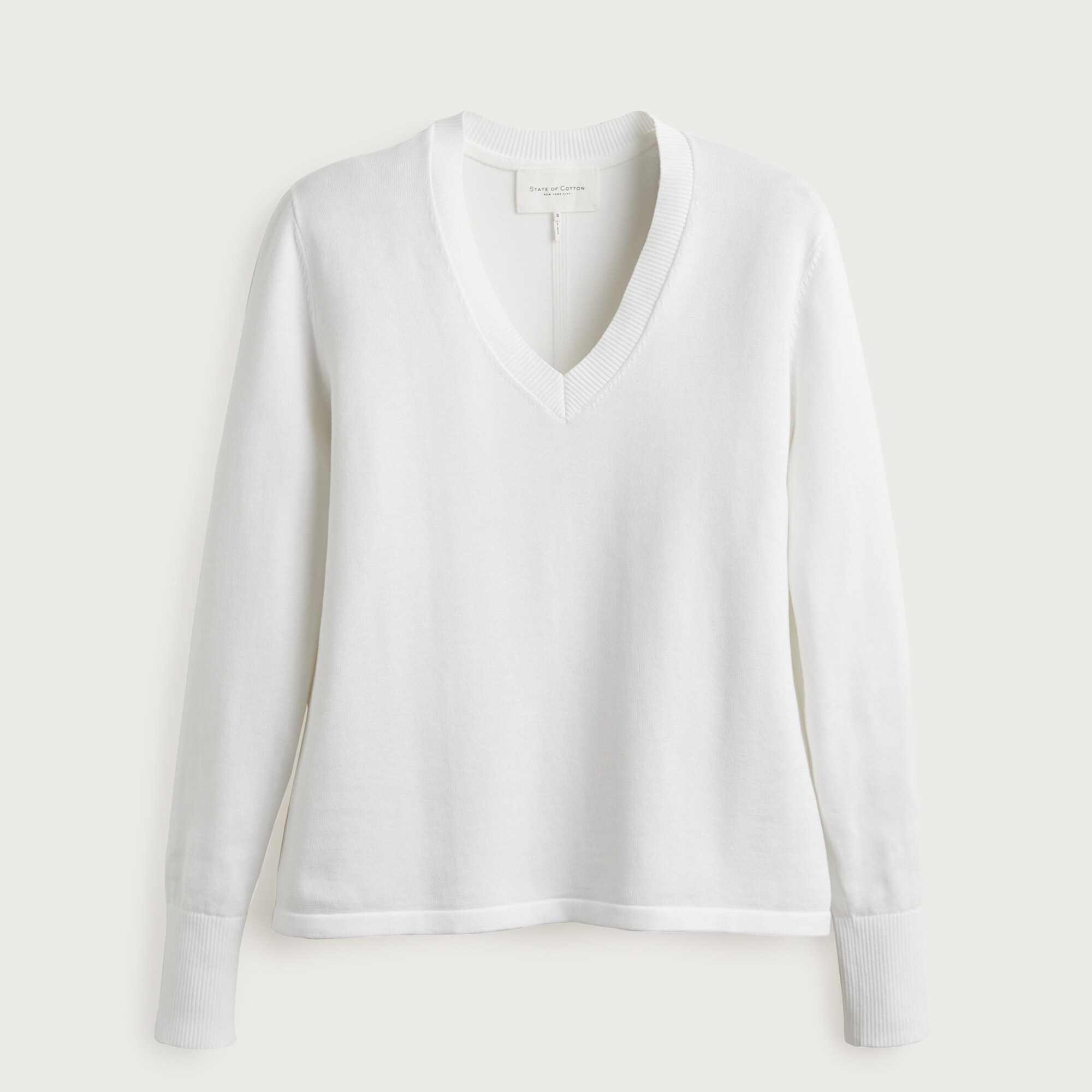  State of Cotton NYC Ellie V-neck sweater