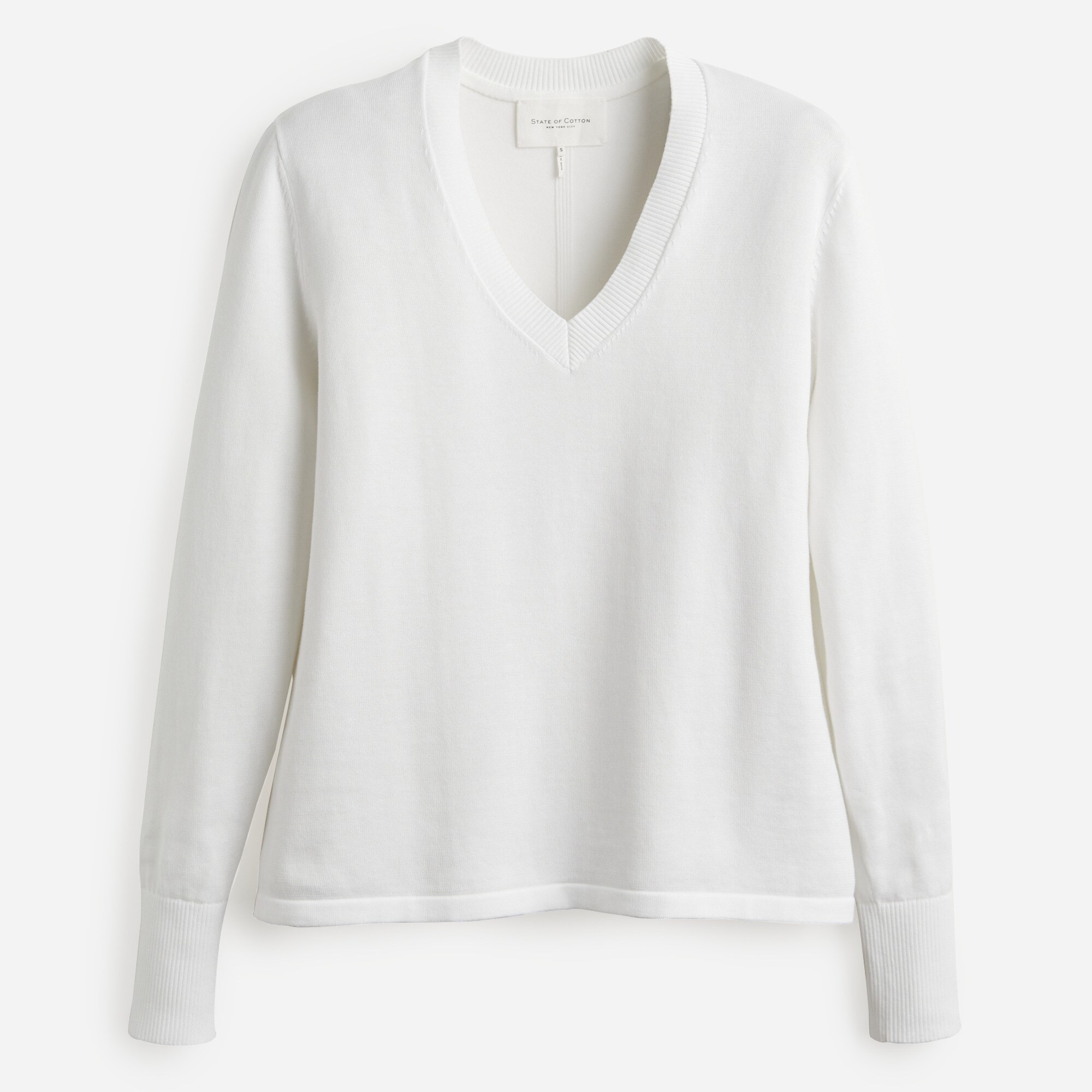 womens State of Cotton NYC Ellie V-neck sweater