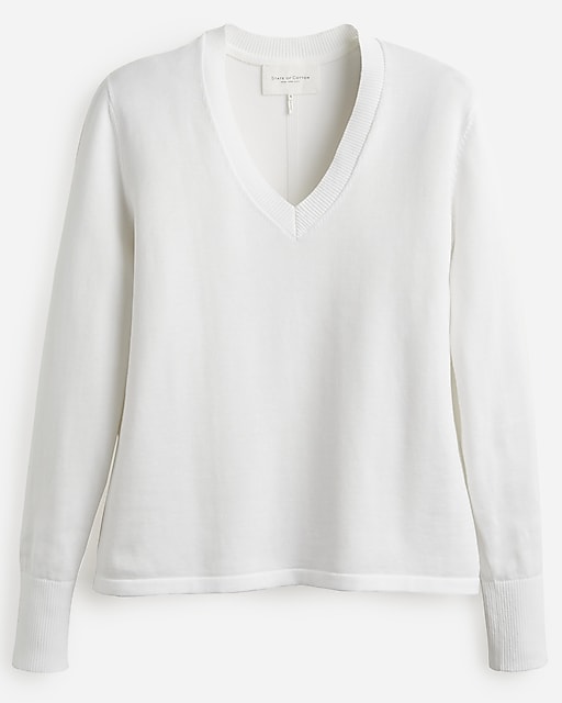 womens State of Cotton NYC Elle V-neck sweater