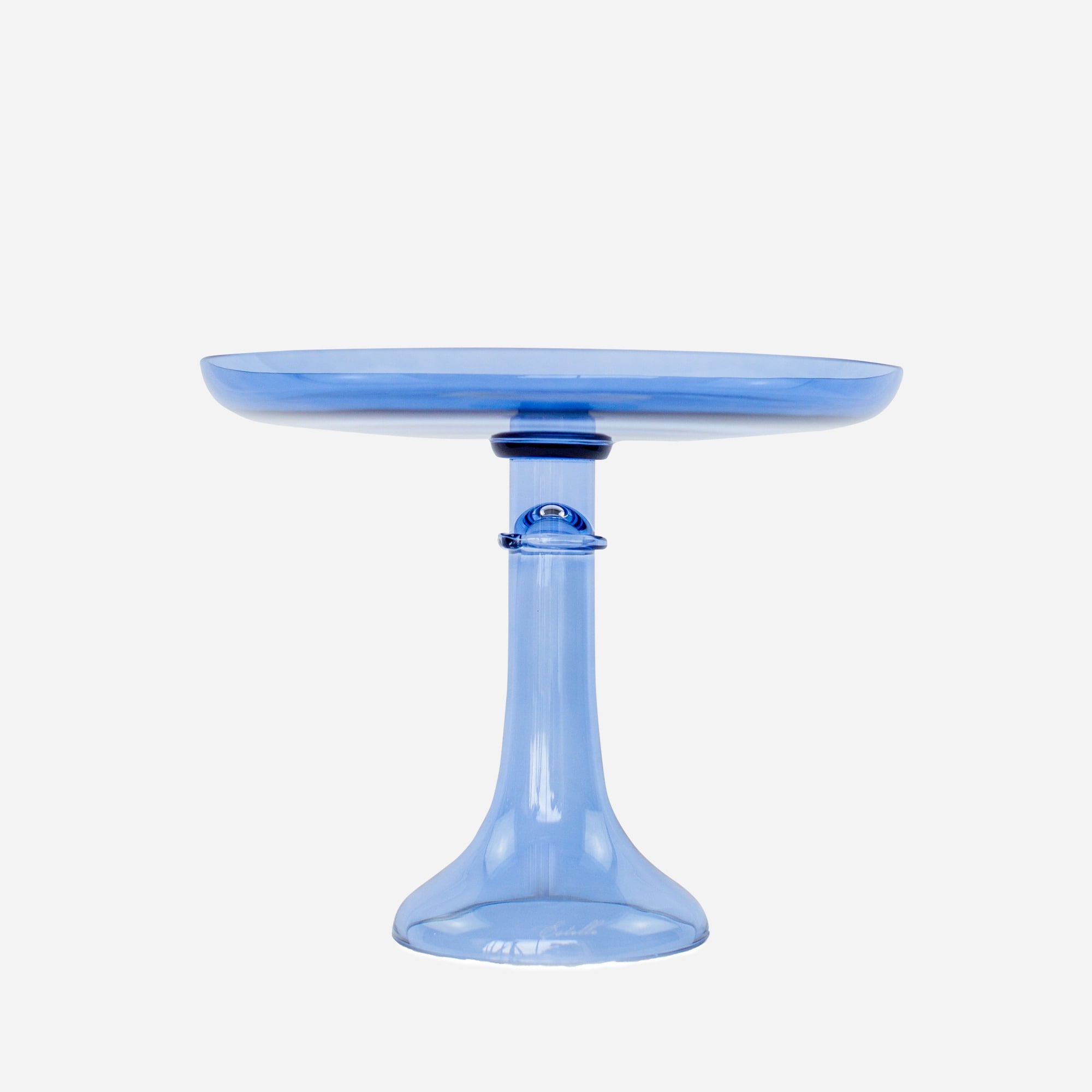 womens Estelle Colored Glass cake stand