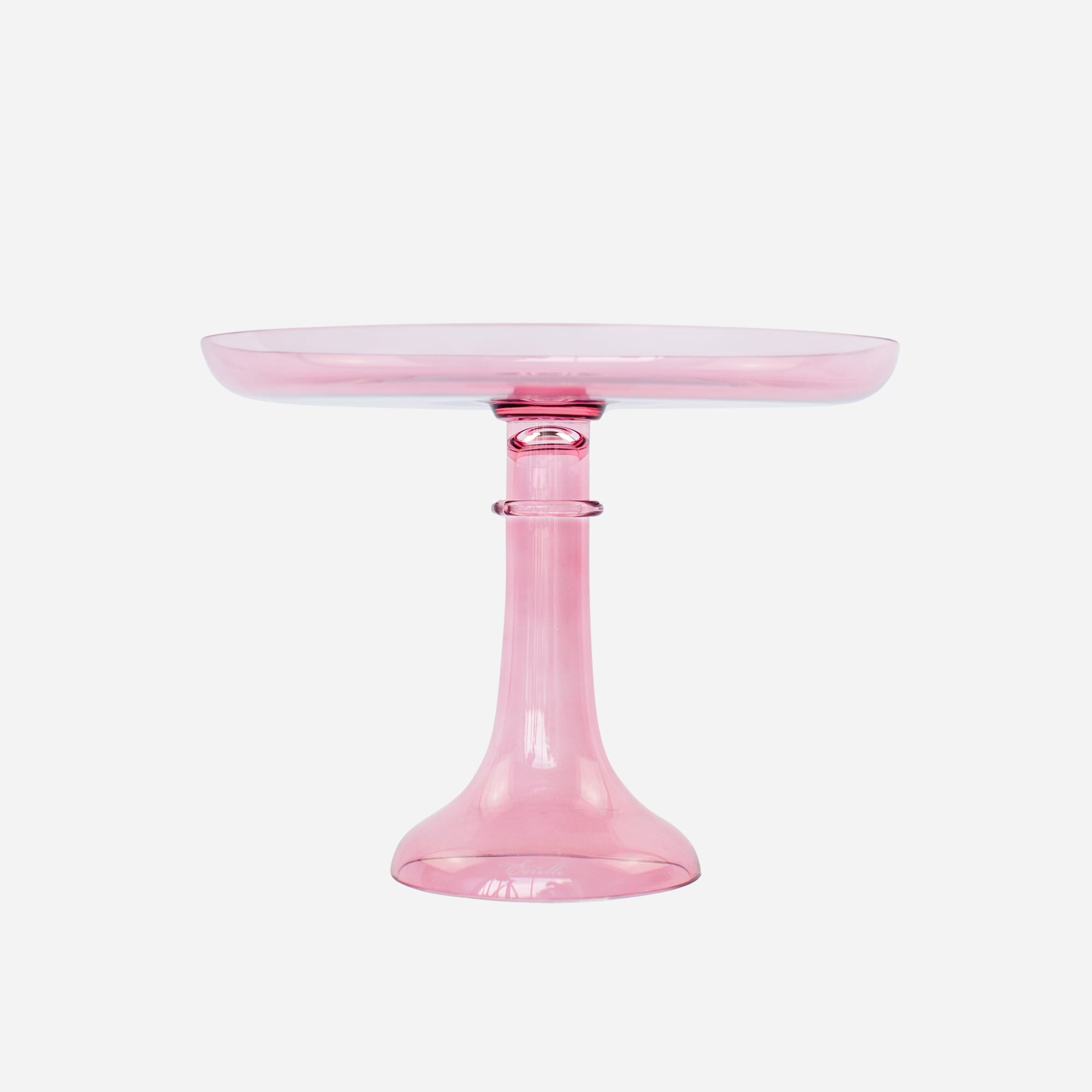 homes Estelle Colored Glass cake stand