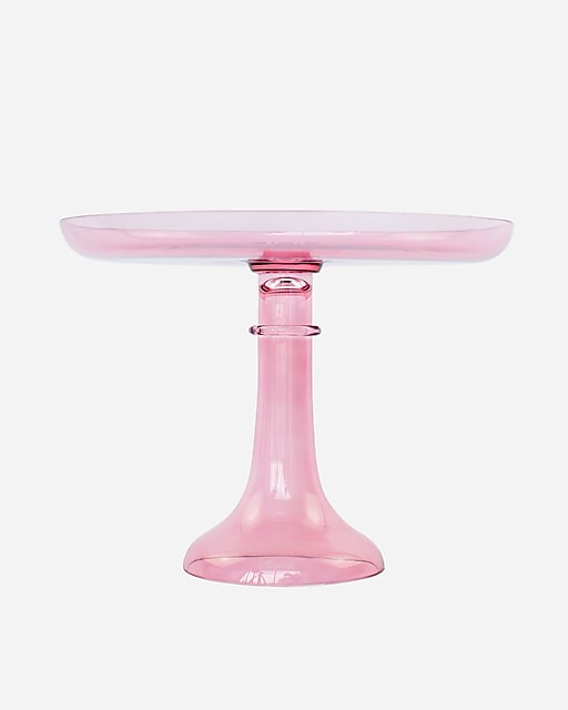 womens Estelle Colored Glass cake stand
