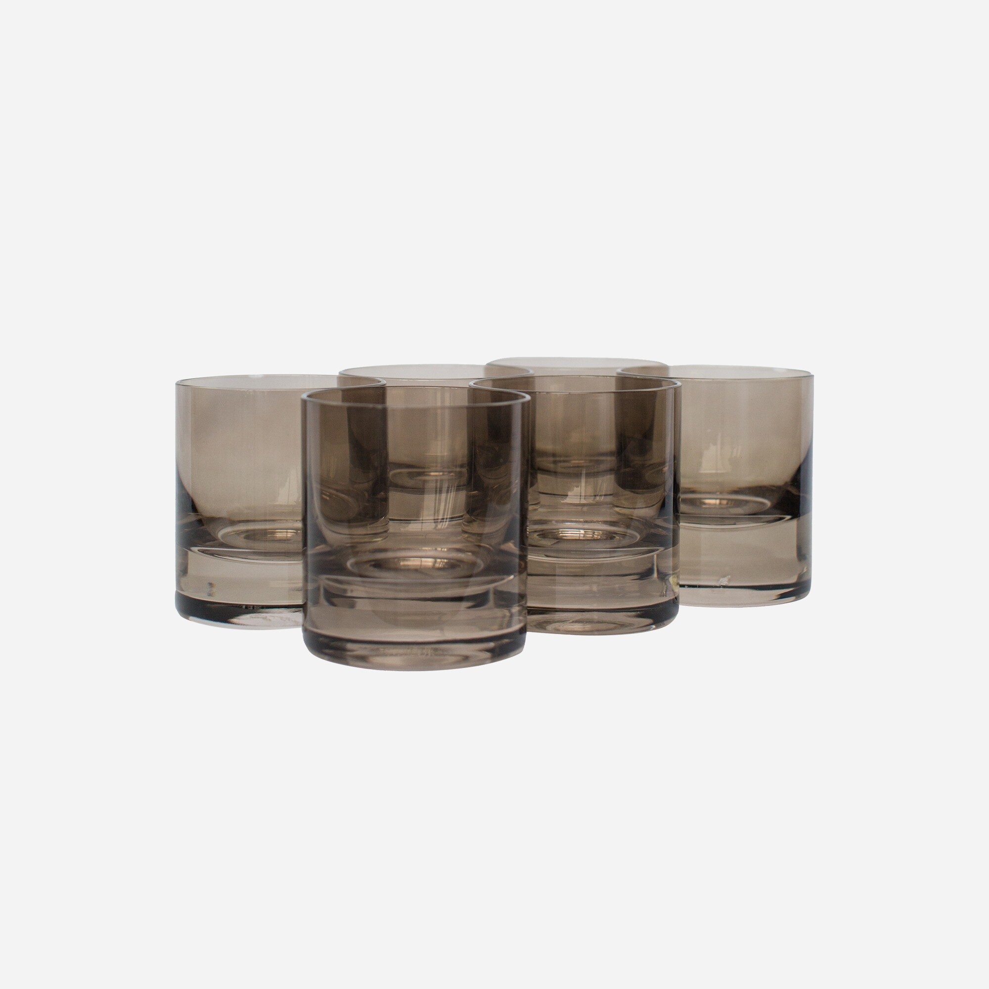  Estelle Colored Glass rocks glasses set-of-six