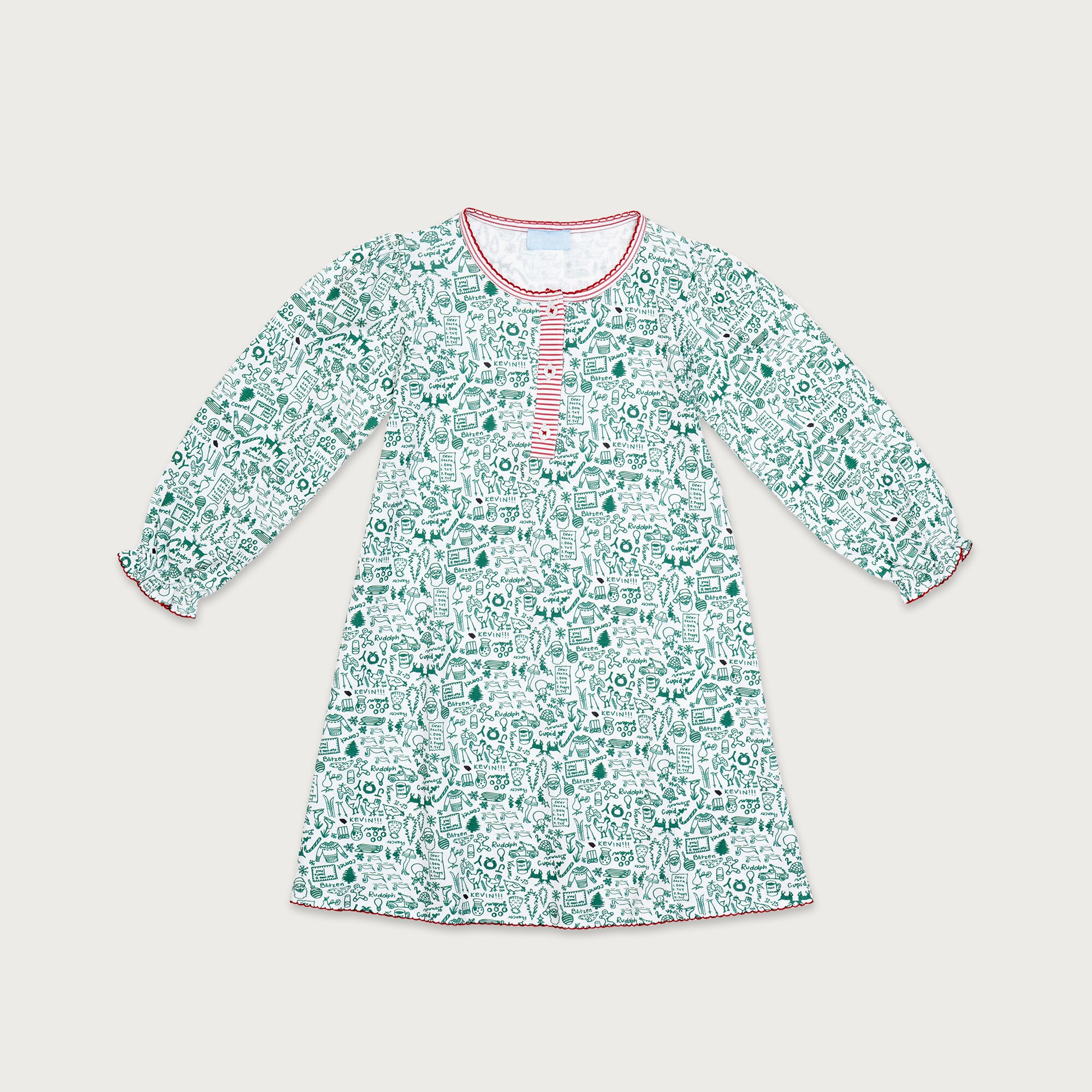 joy street kids&trade; girls' north pole tess lounge dress for girls