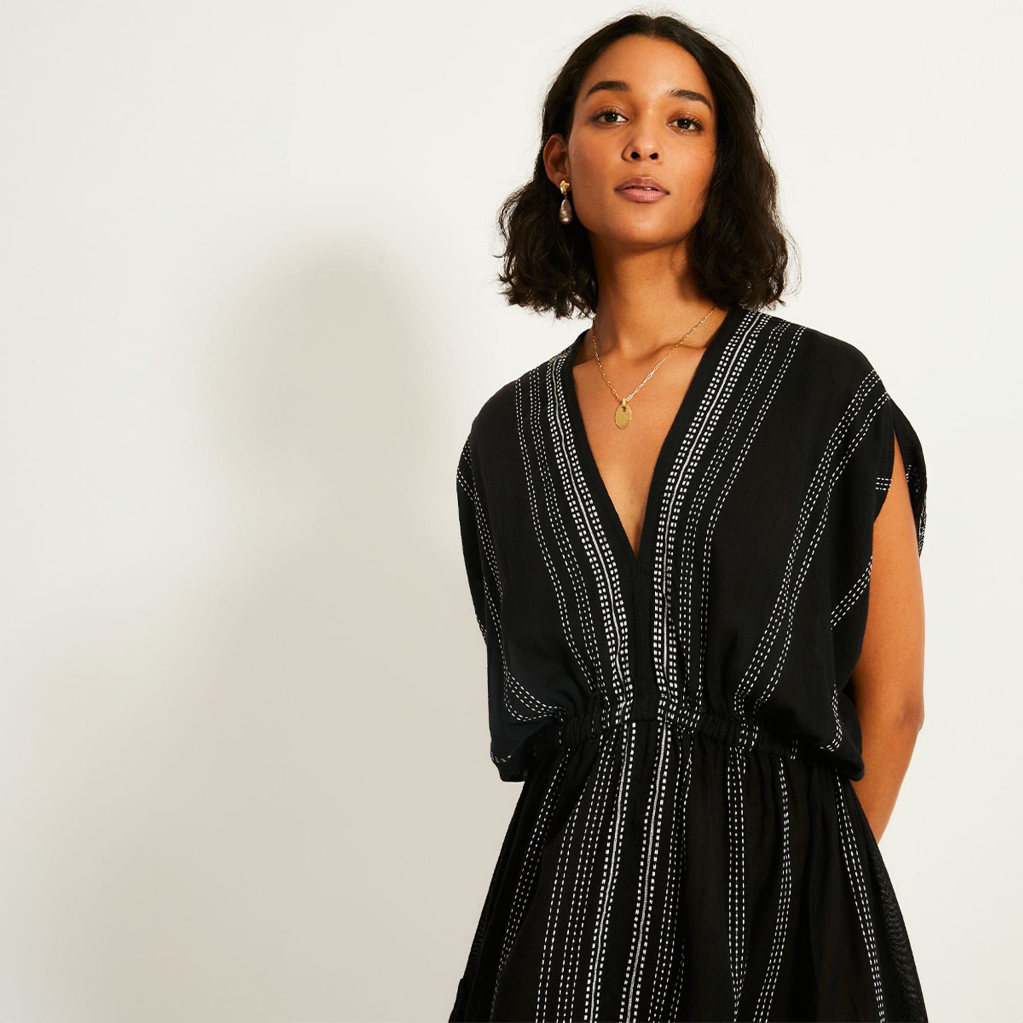 lemlem Alem plunge dress - image 2