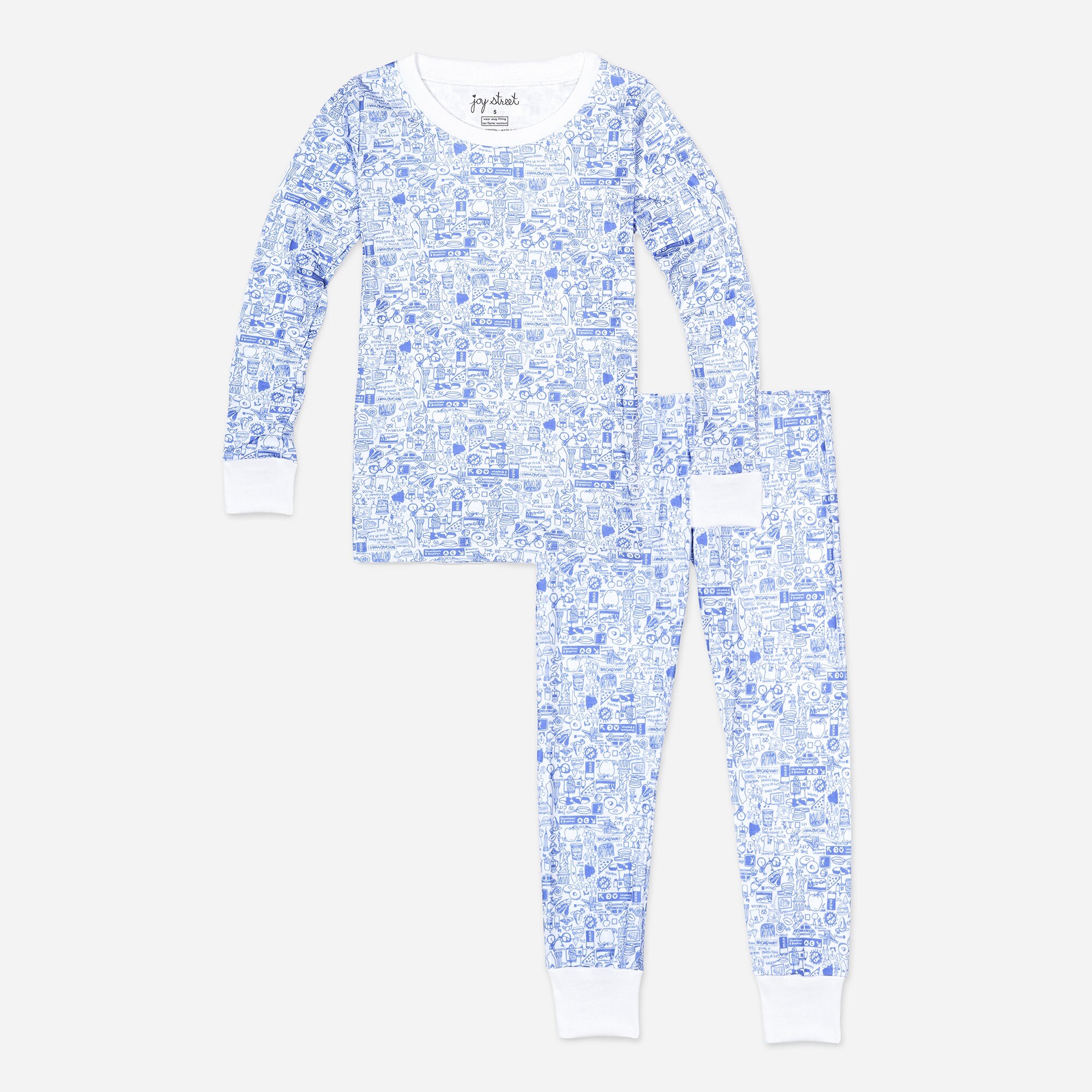 girls Joy Street Kids&trade; girls&apos; New York City two-piece pajamas