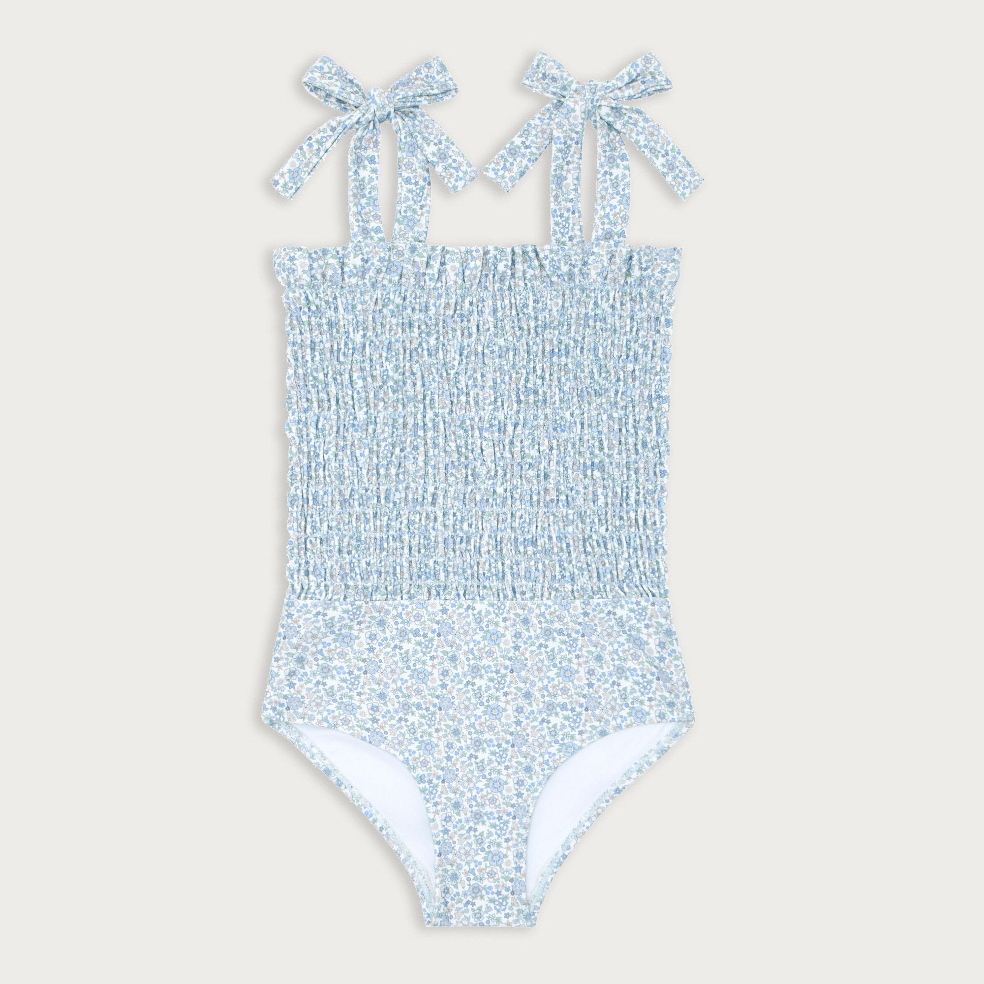 Girls' minnow™ smocked one-piece