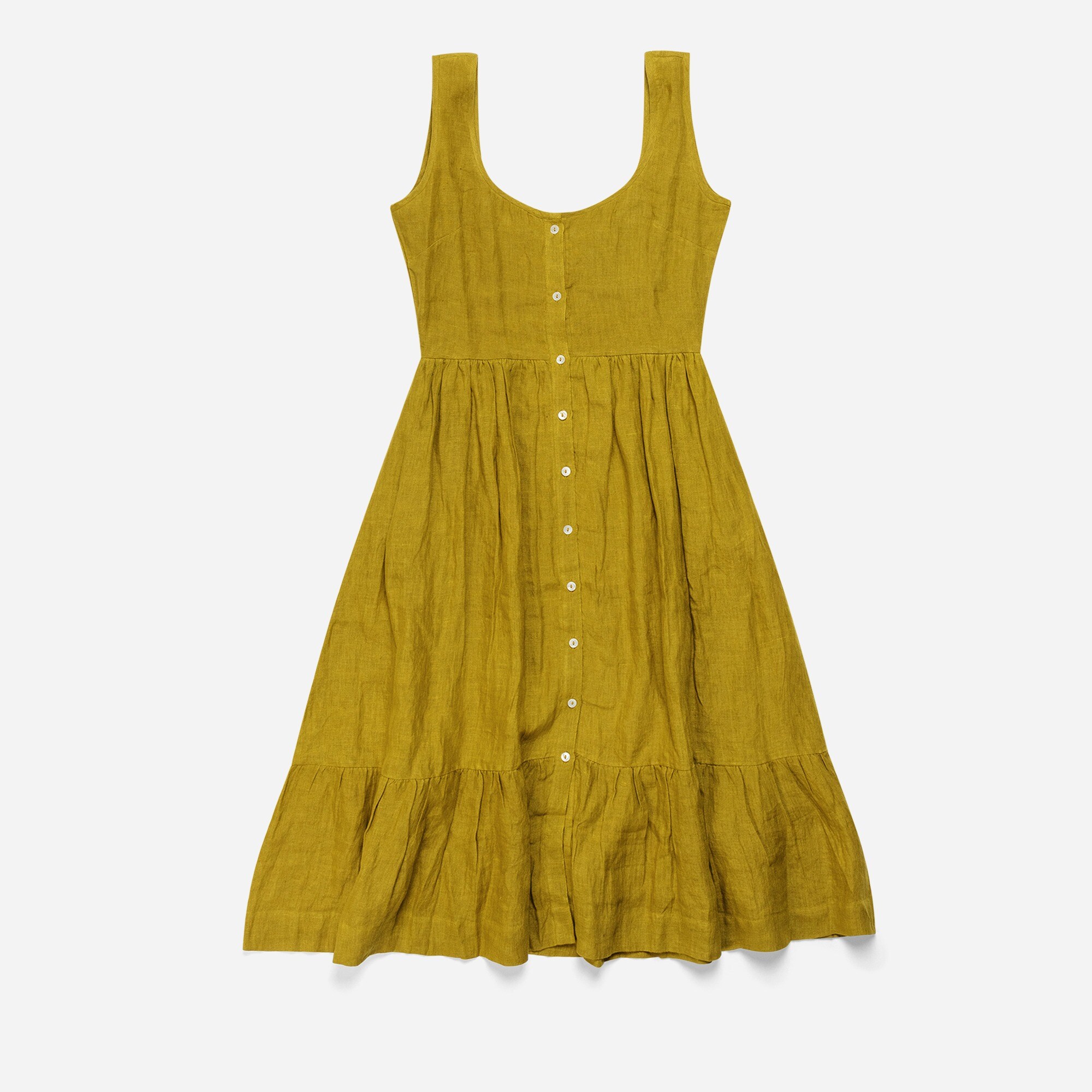 LAUDE The Label Poet Dress In Dried Tobacco For Women