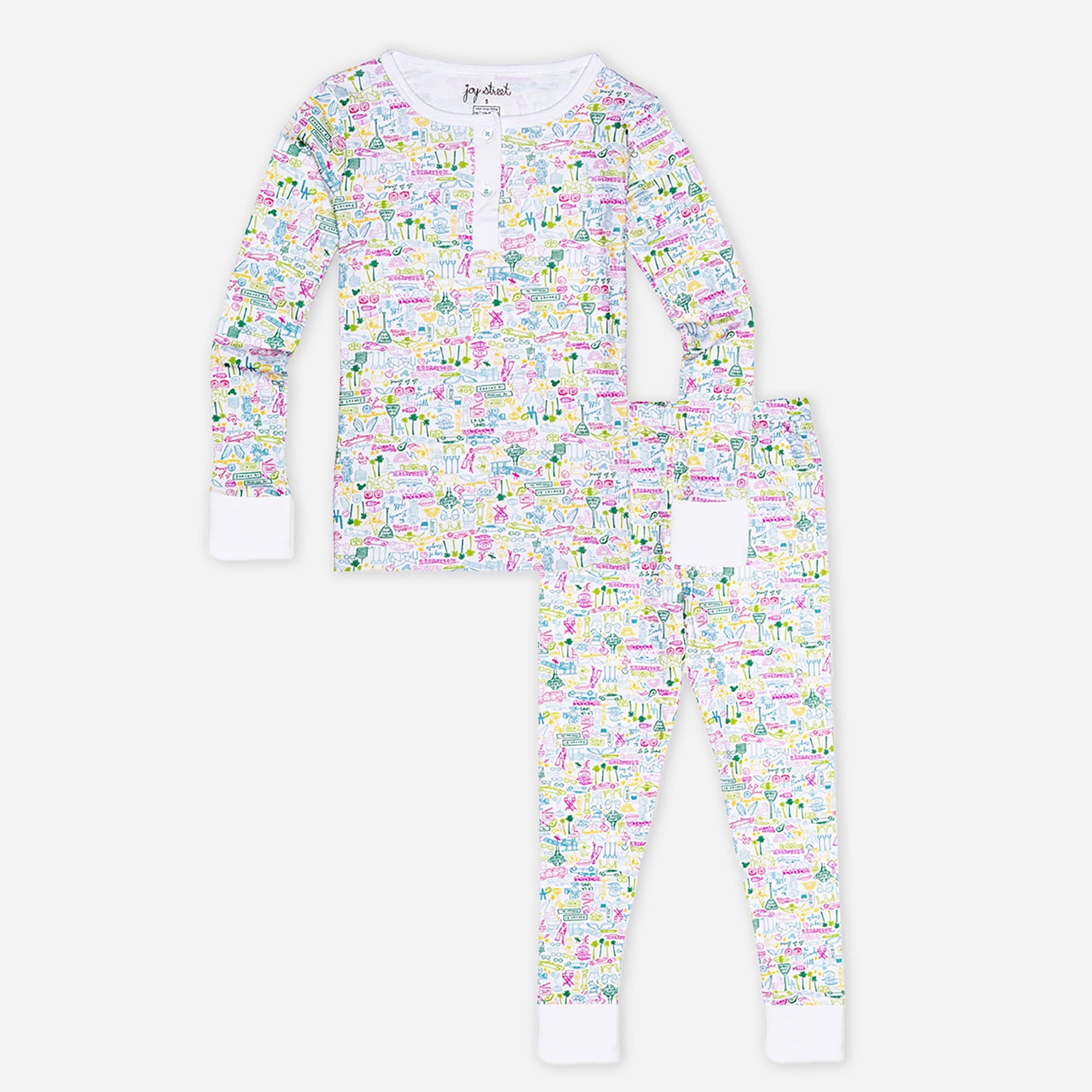  Joy Street Kids&trade; kids&apos; Los Angeles two-piece pajamas