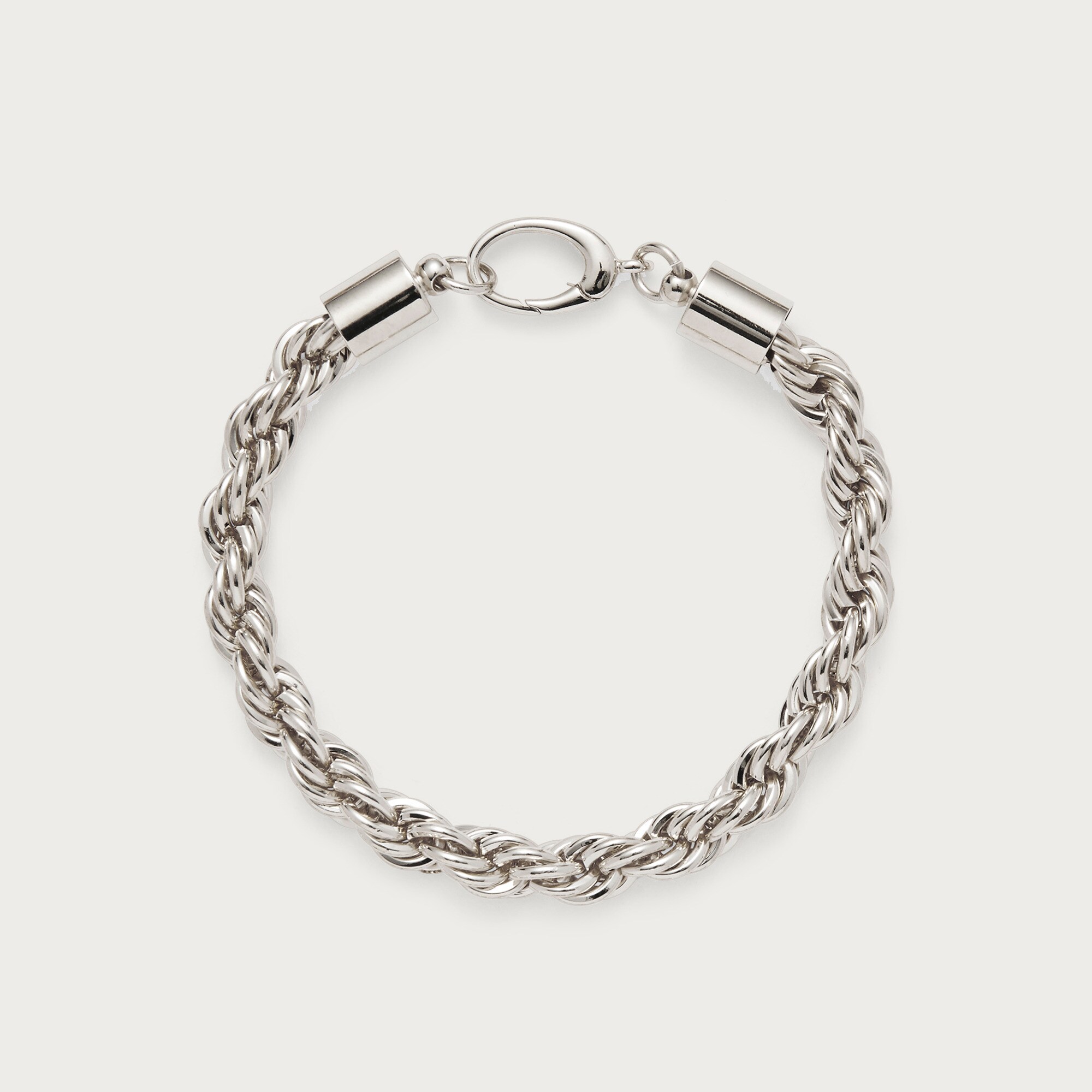 womens Lady Grey XL rope chain bracelet