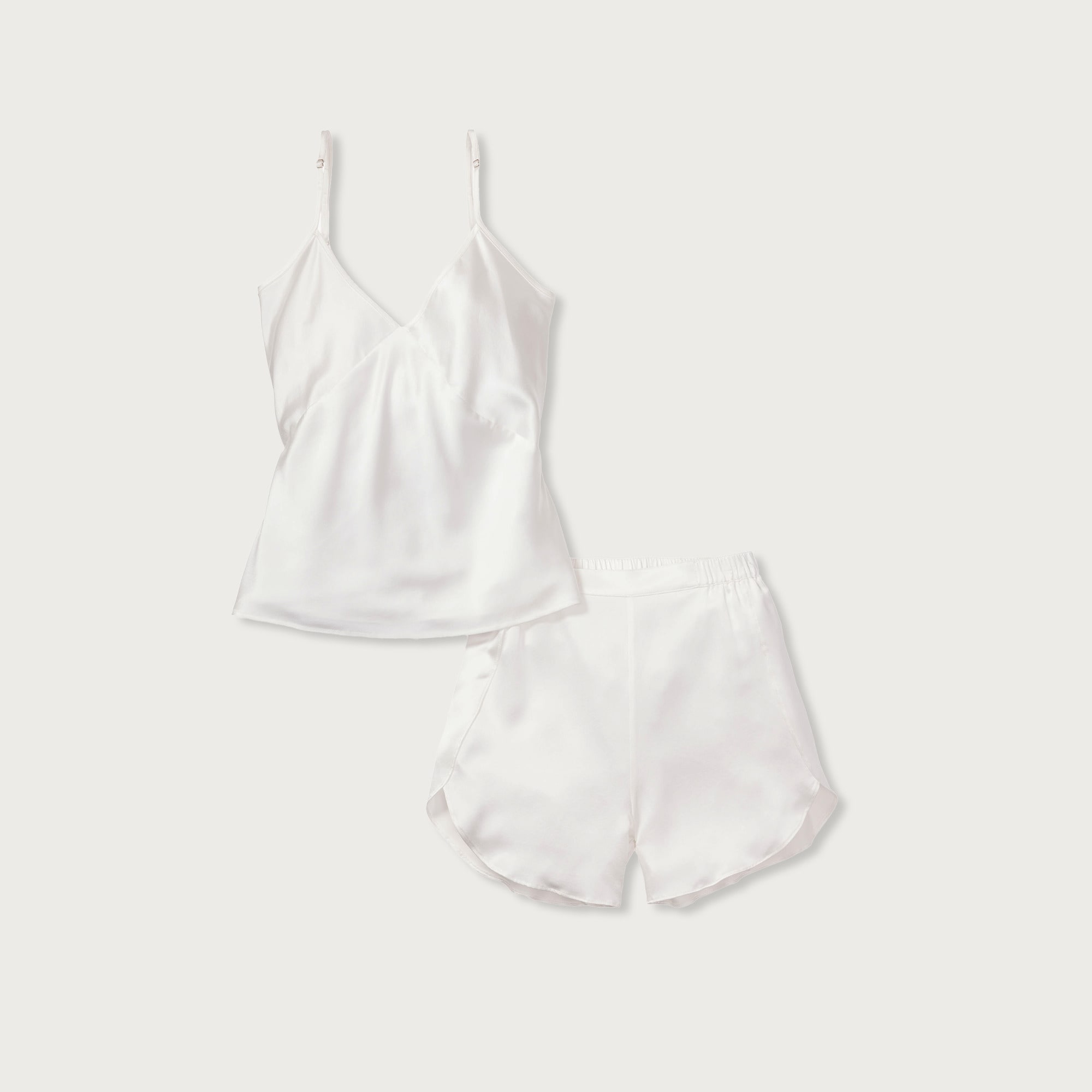 womens Petite Plume&trade; women's silk short set