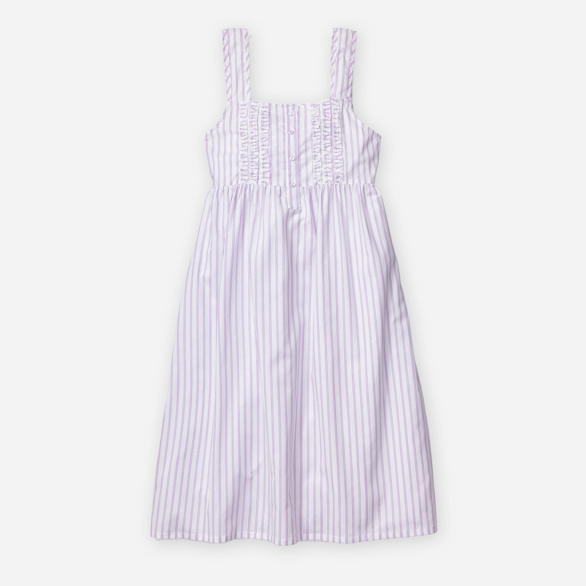 womens Petite Plume&trade; women&apos;s Charlotte nightgown in french ticking