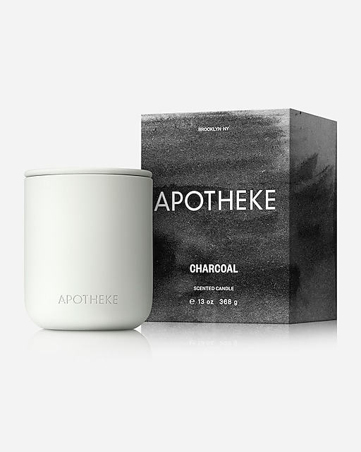 homes Apotheke Charcoal two-wick ceramic candle