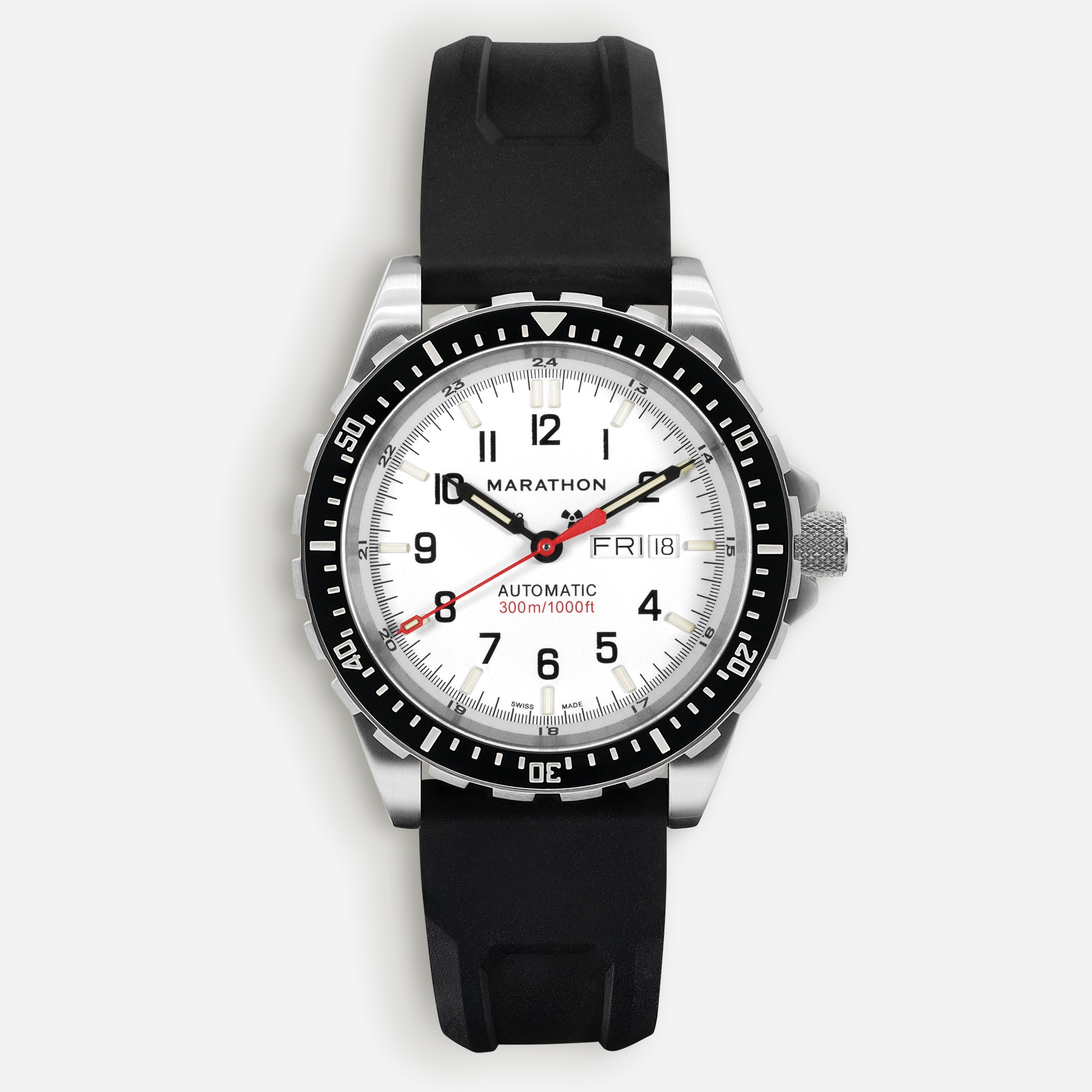  Marathon Watch Company&trade; Arctic-Edition Jumbo Day/Date Automatic