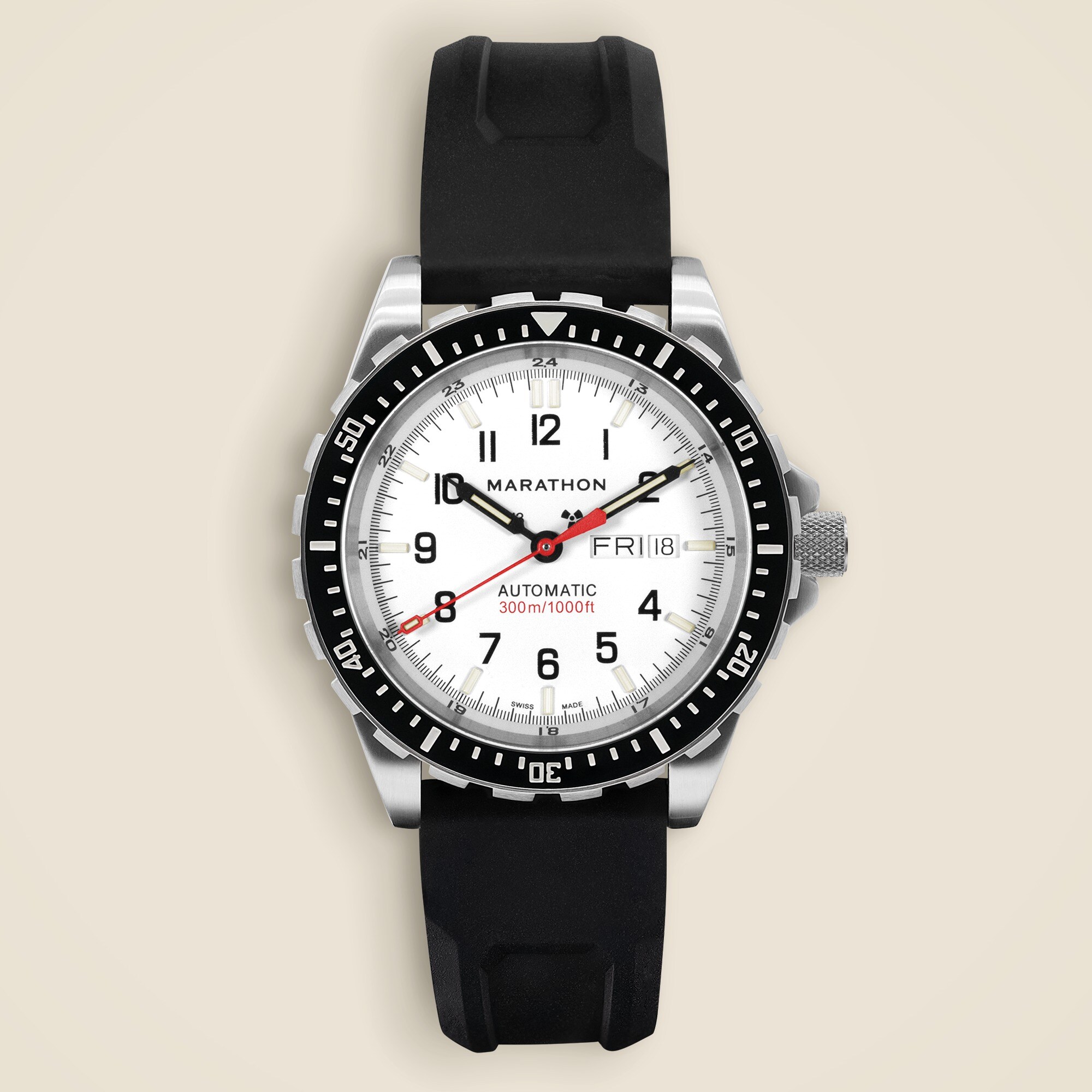 mens Marathon Watch Company&trade; Arctic-Edition Jumbo Day/Date Automatic