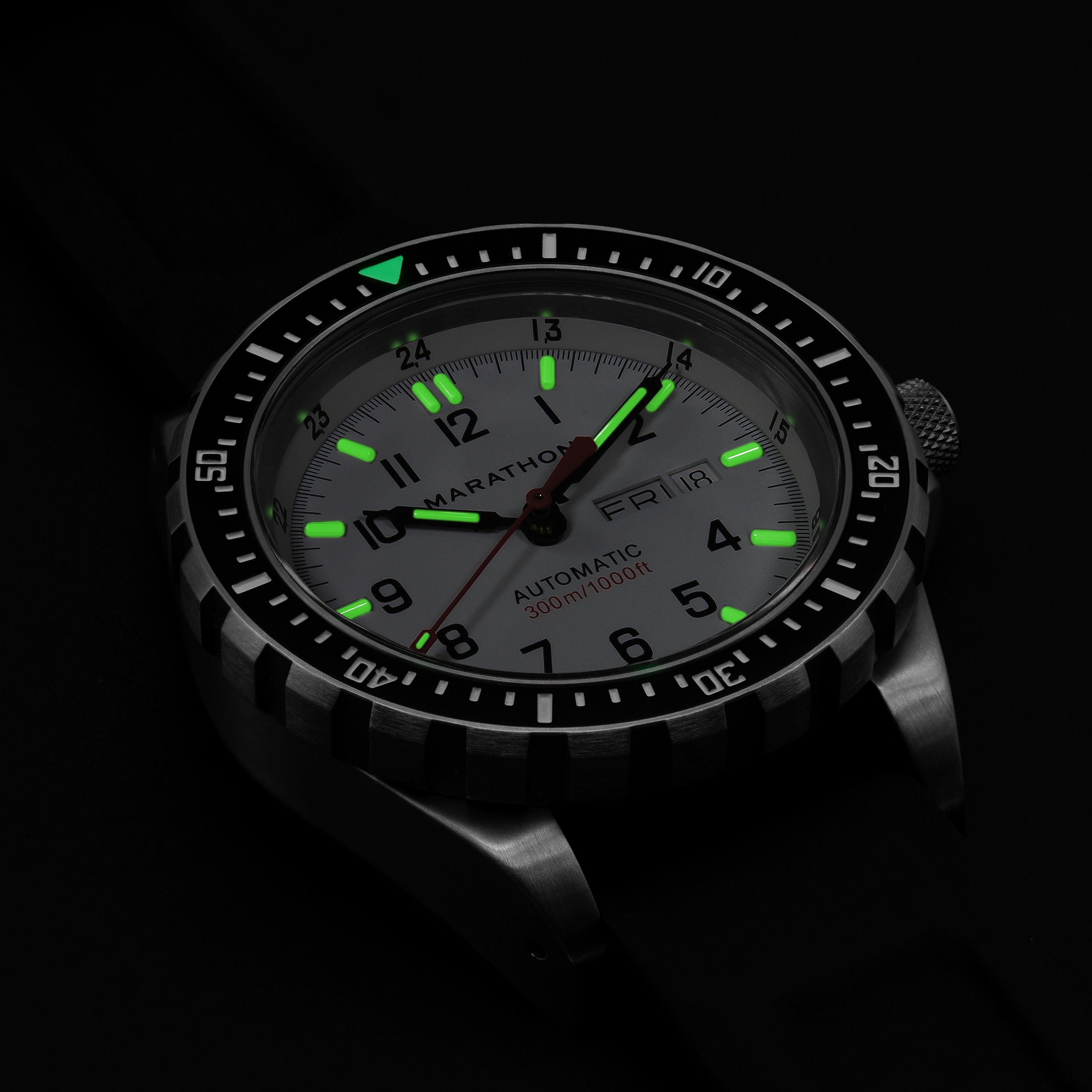 Marathon Watch Company™ Arctic-Edition Jumbo Day/Date Automatic