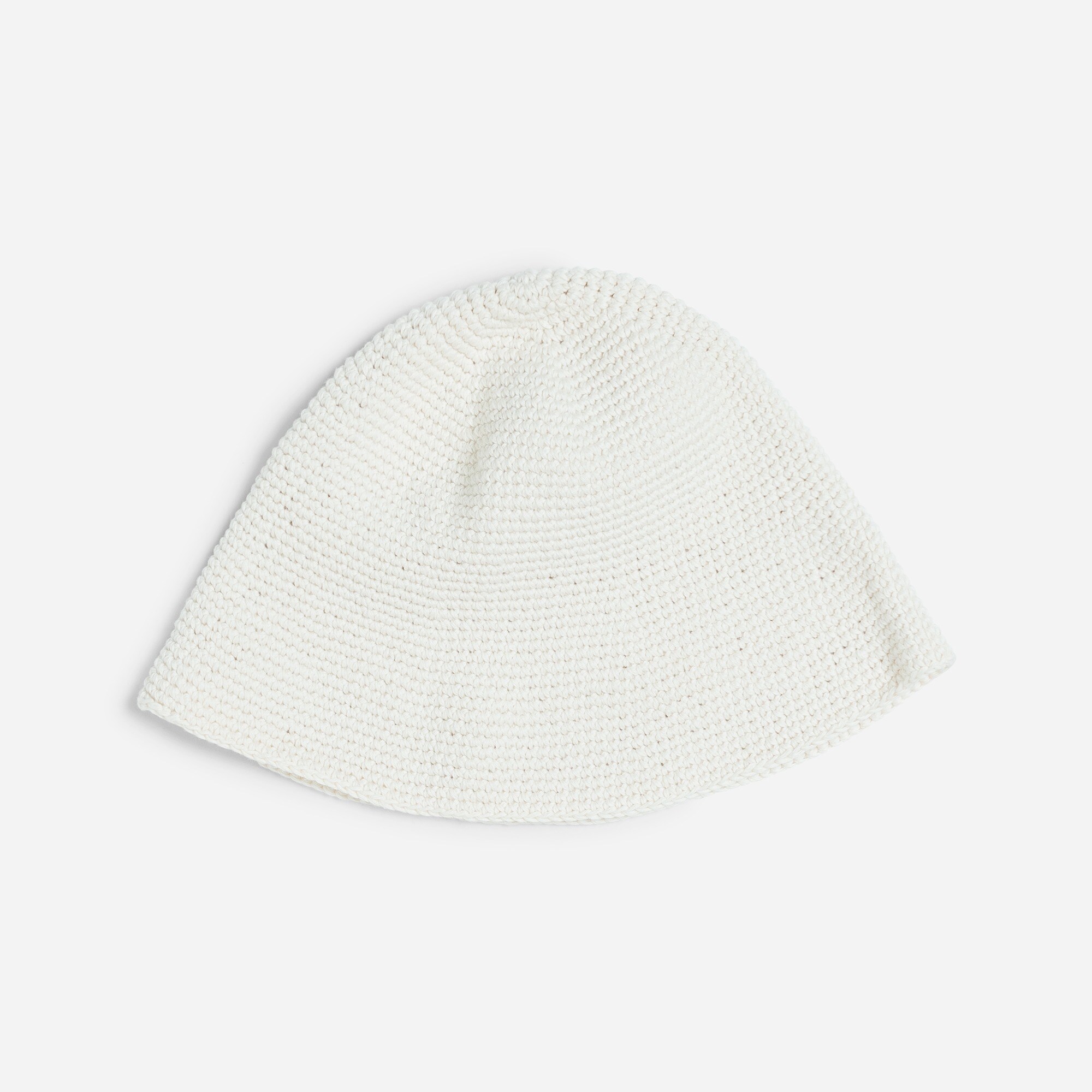 LAUDE the Label Crochet Bell Hat in Ecru
