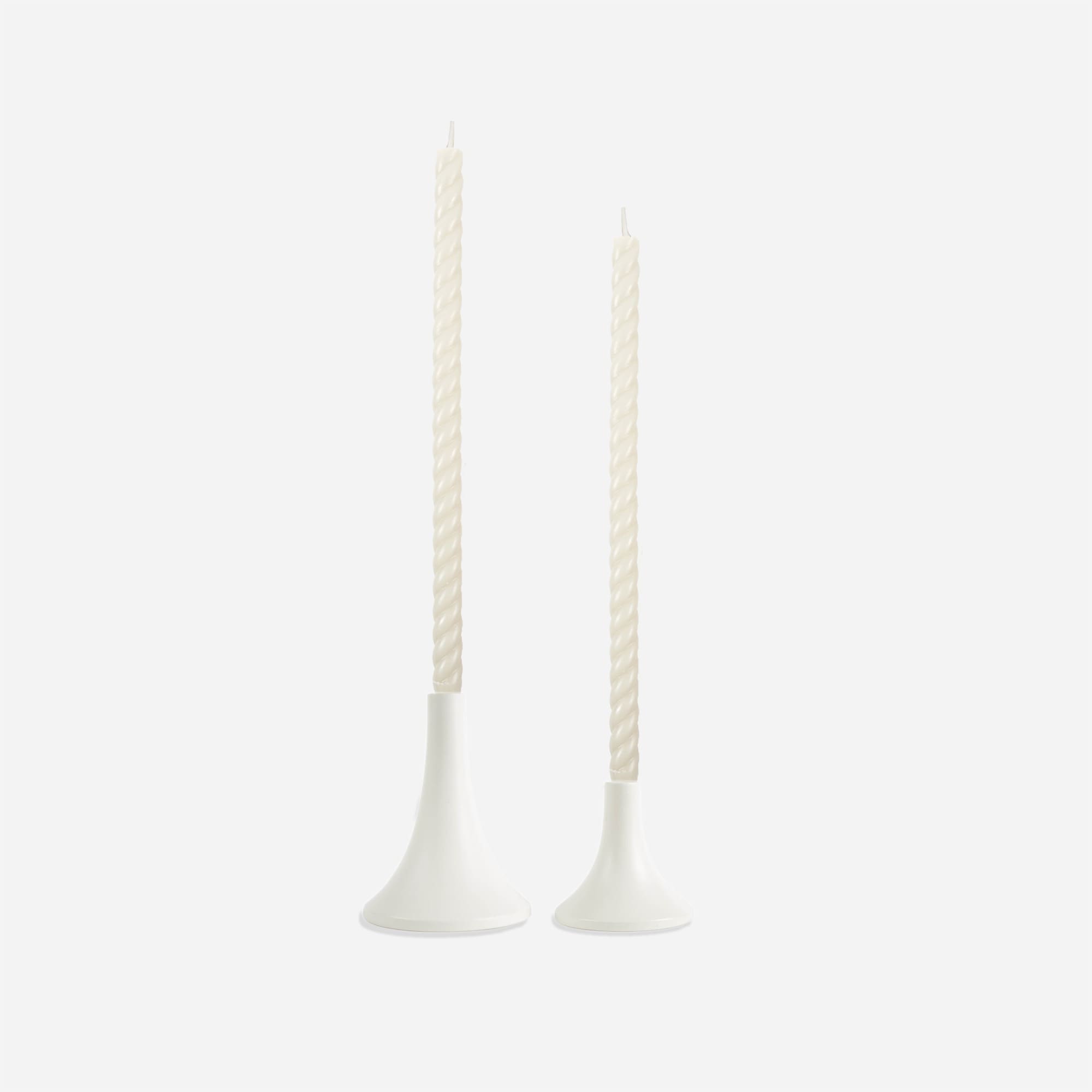  The Floral Society grand taper holder &amp; candle set
