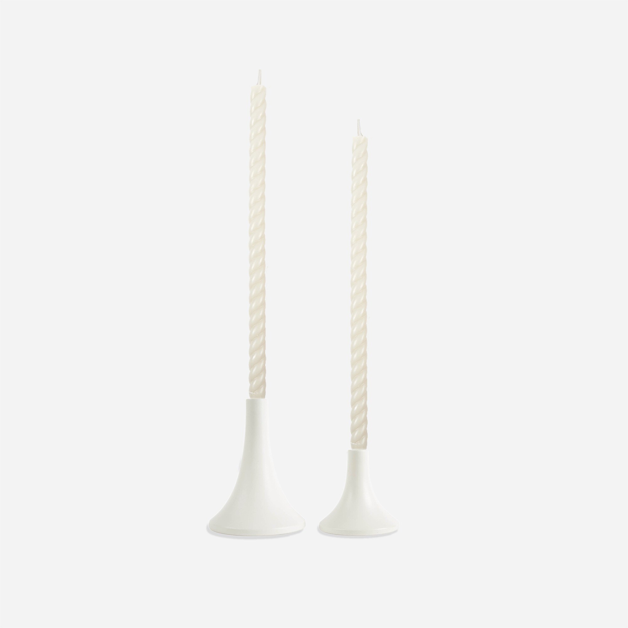 The Floral Society grand taper holder & candle set
