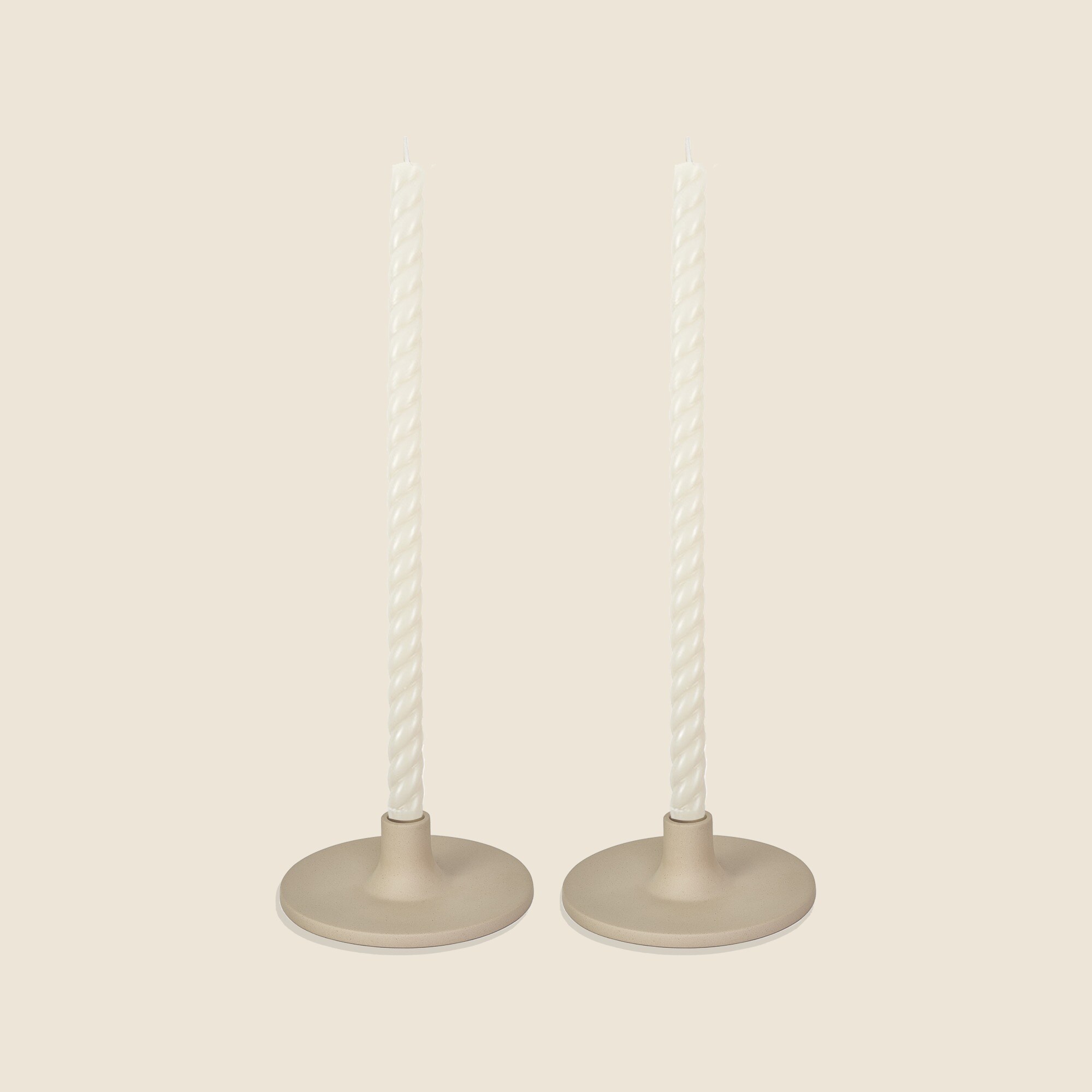 The Floral Society taper holder & candle set