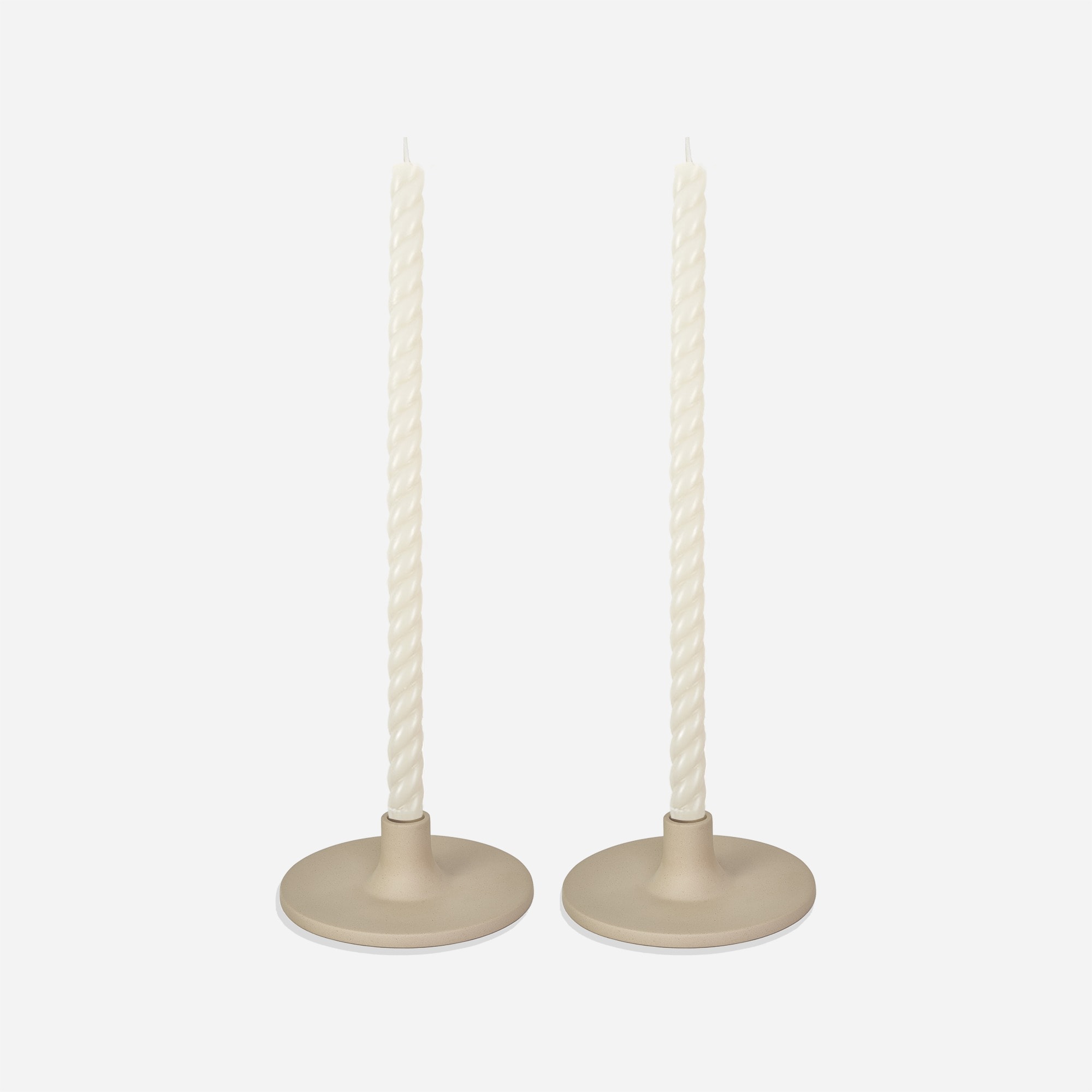  The Floral Society taper holder &amp; candle set