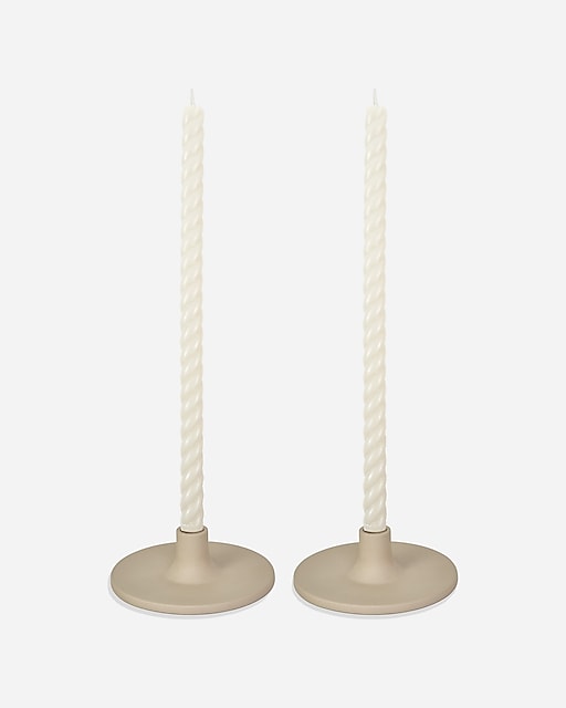 homes The Floral Society taper holder &amp; candle set