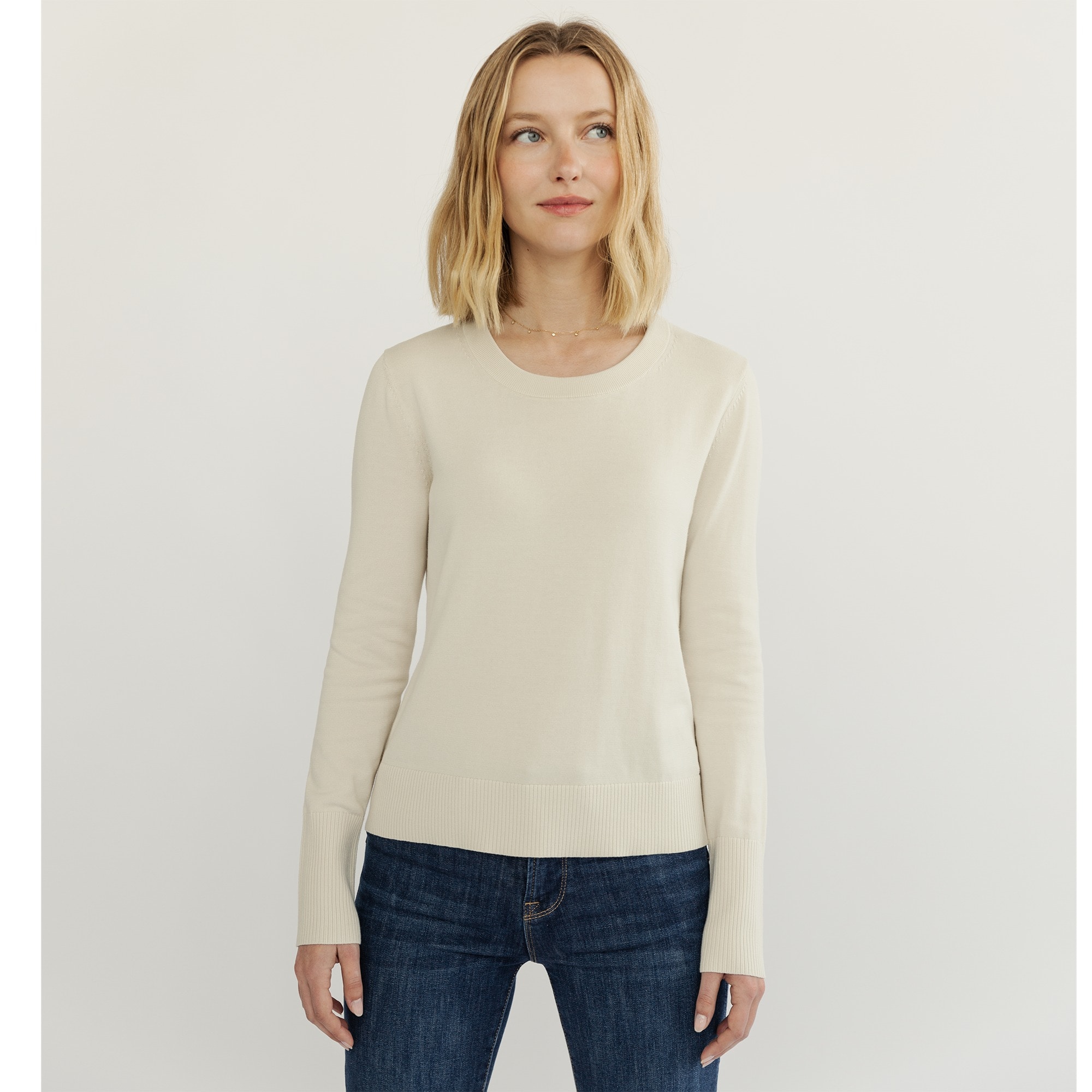 womens State of Cotton NYC Bryn crewneck