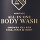 Caswell-Massey heritage all-in-one body wash NATURAL : caswell-massey heritage all-in-one body wash for men