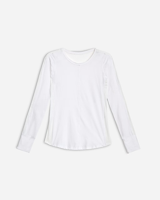  L'Etoile Sport&trade; perforated long-sleeve tee