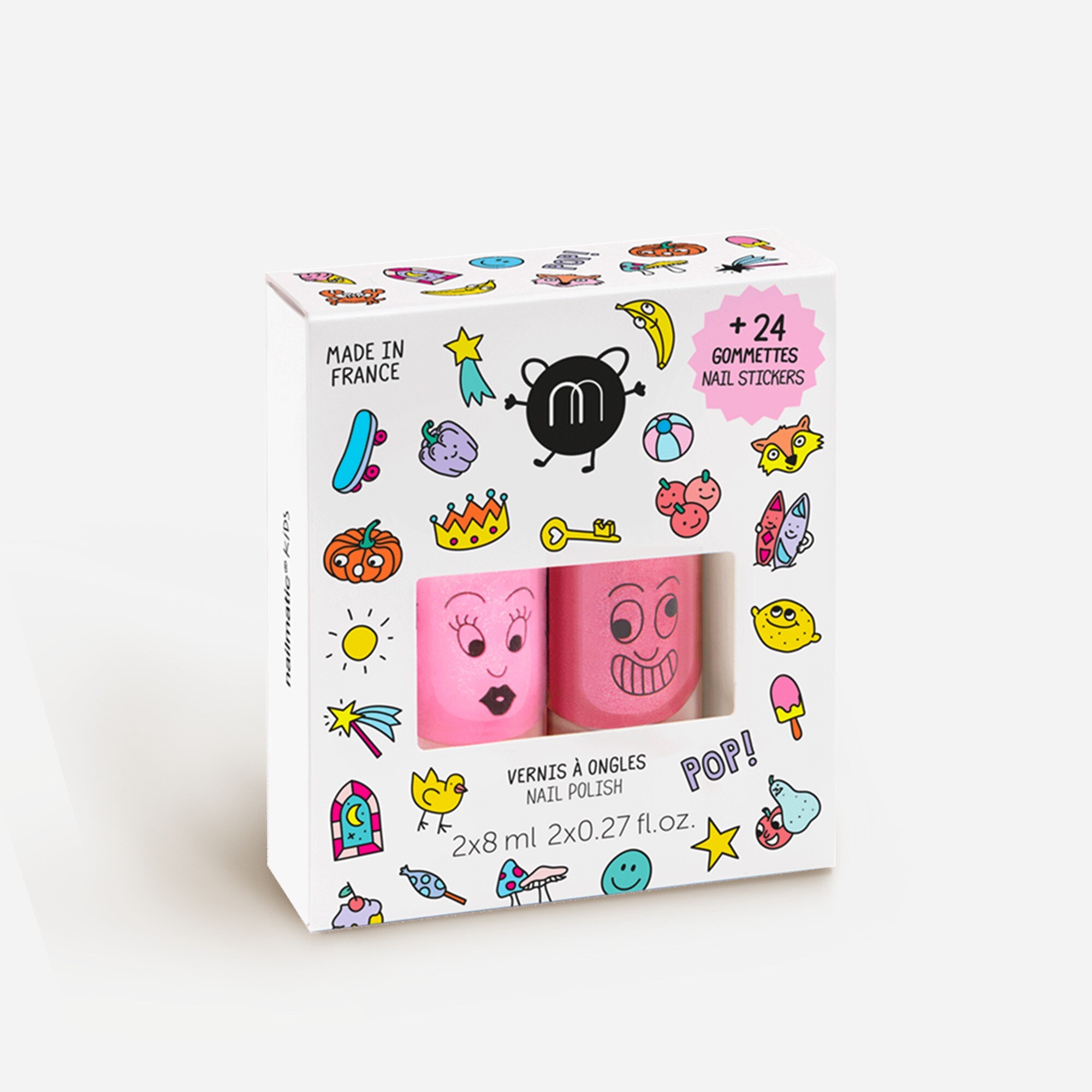girls nailmatic&reg; kids' pop nail polish and lip gloss set