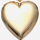 Lady Grey heart-locket necklace GOLD
