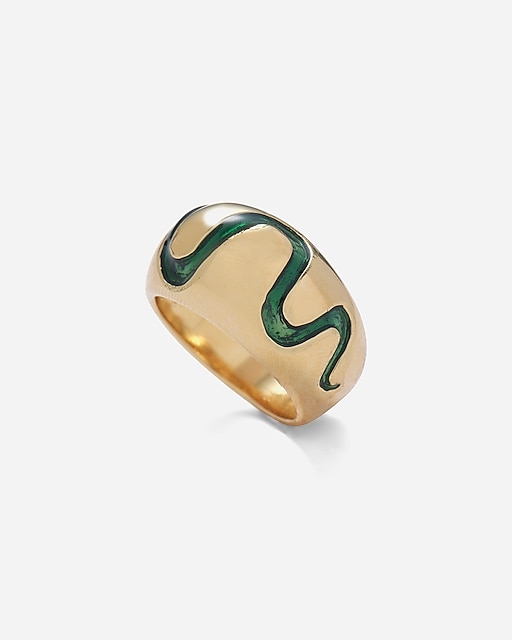 womens Lady Grey serpent ring