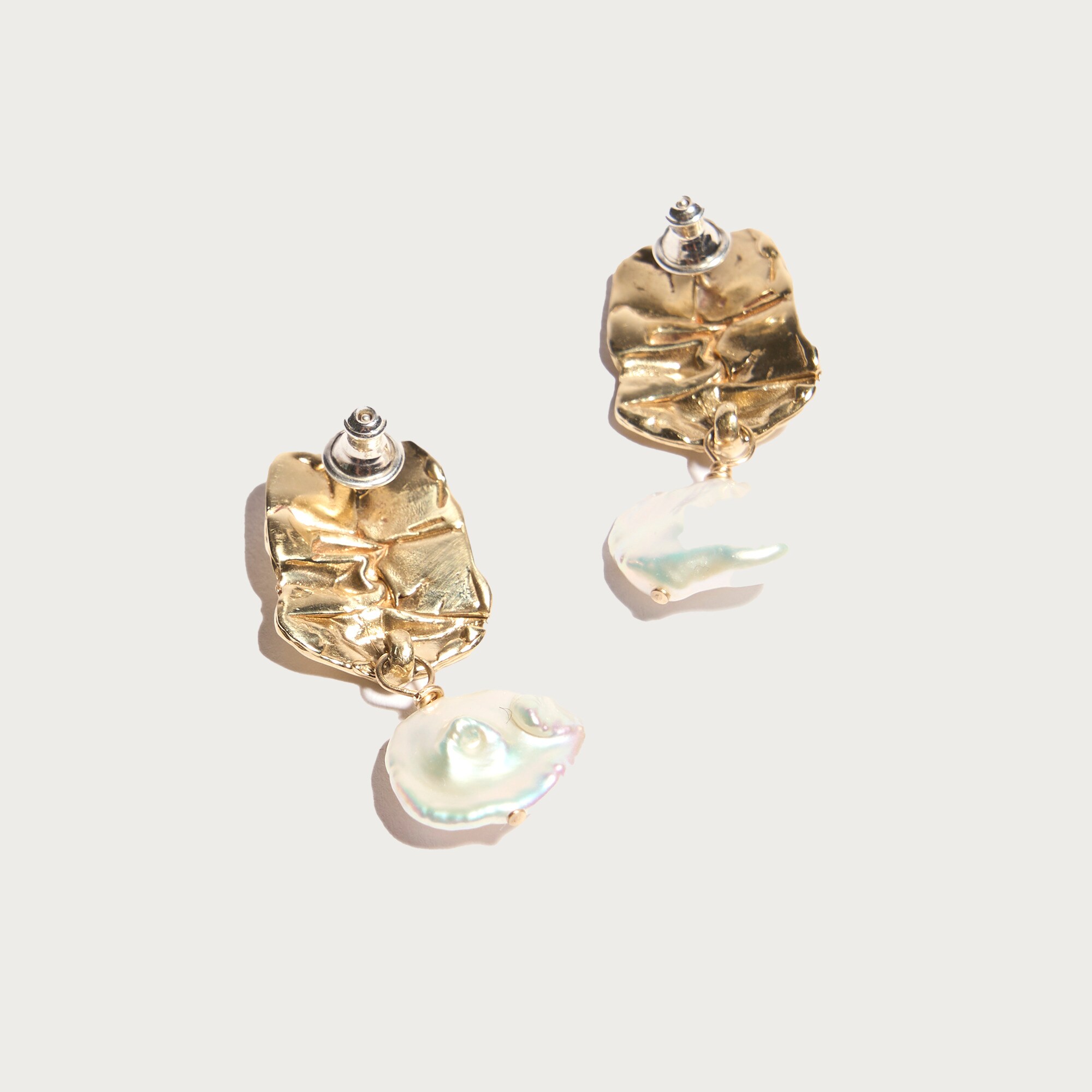 Odette New York® fender pearl earrings