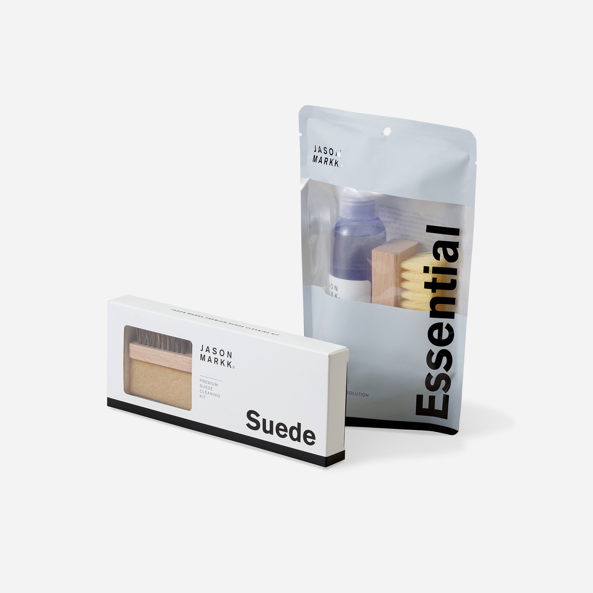 Jason Markk essential suede footwear-care bundle
