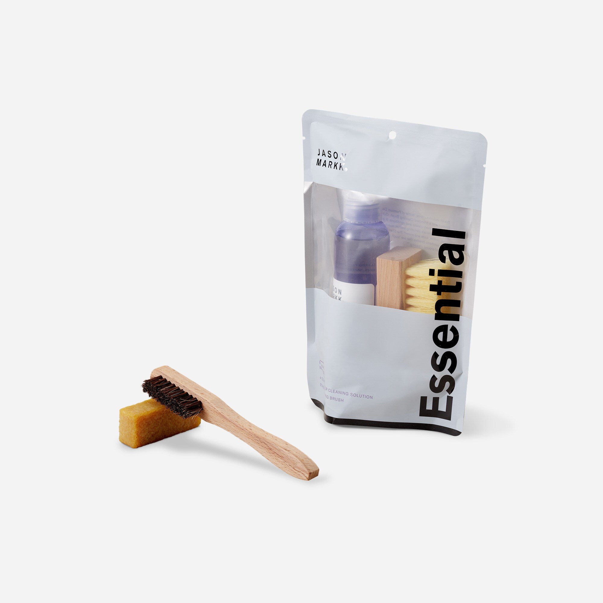 Jason Markk essential suede footwear-care bundle