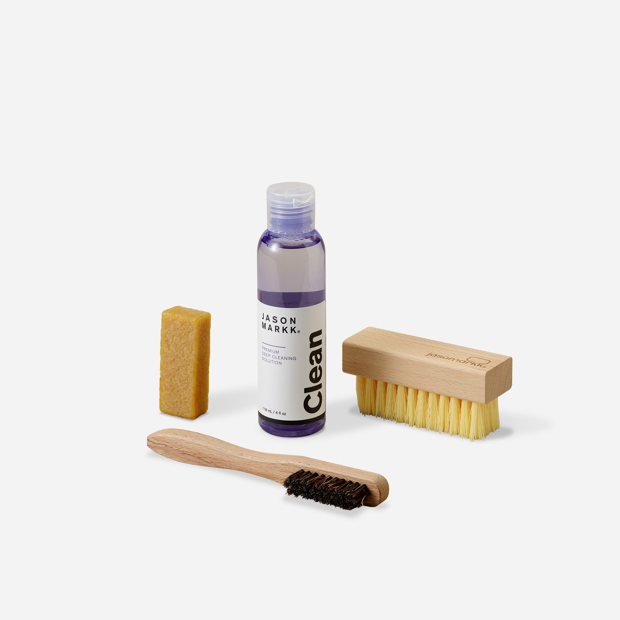 Jason Markk essential suede footwear-care bundle