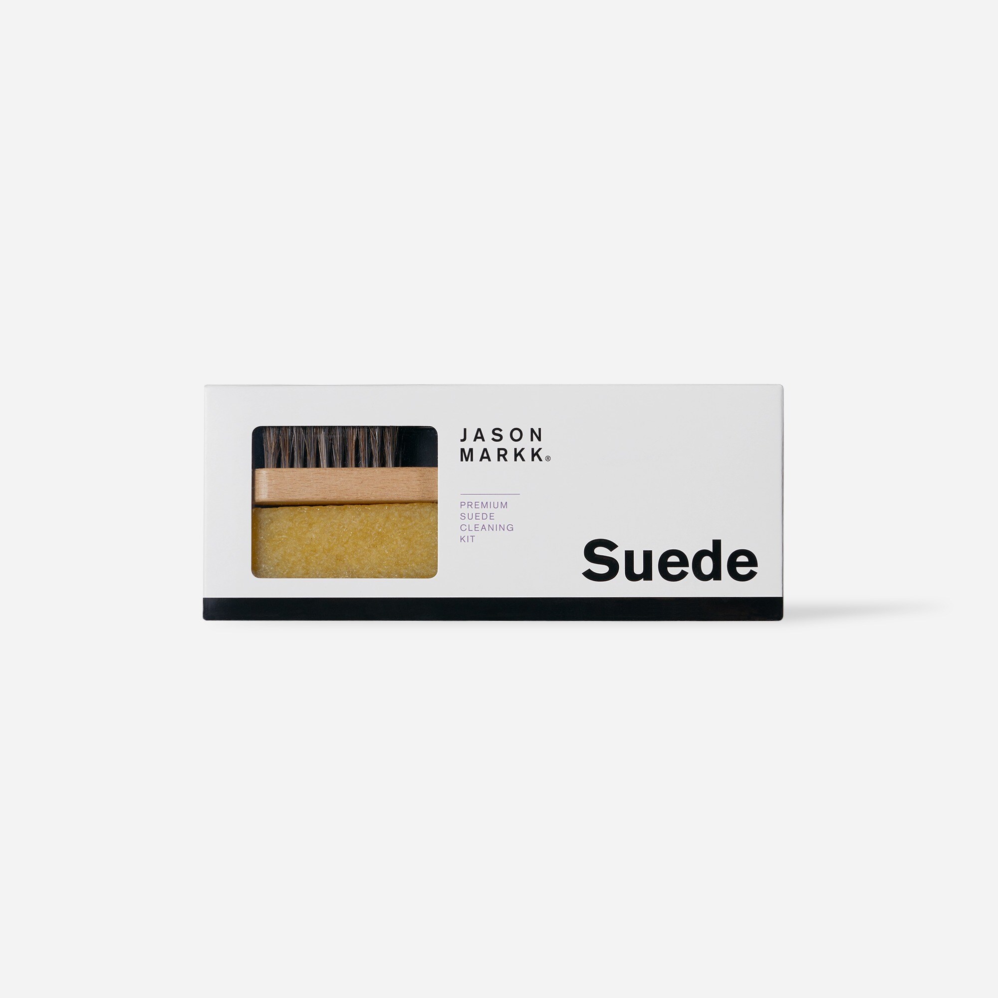 Jason Markk essential suede footwear-care bundle