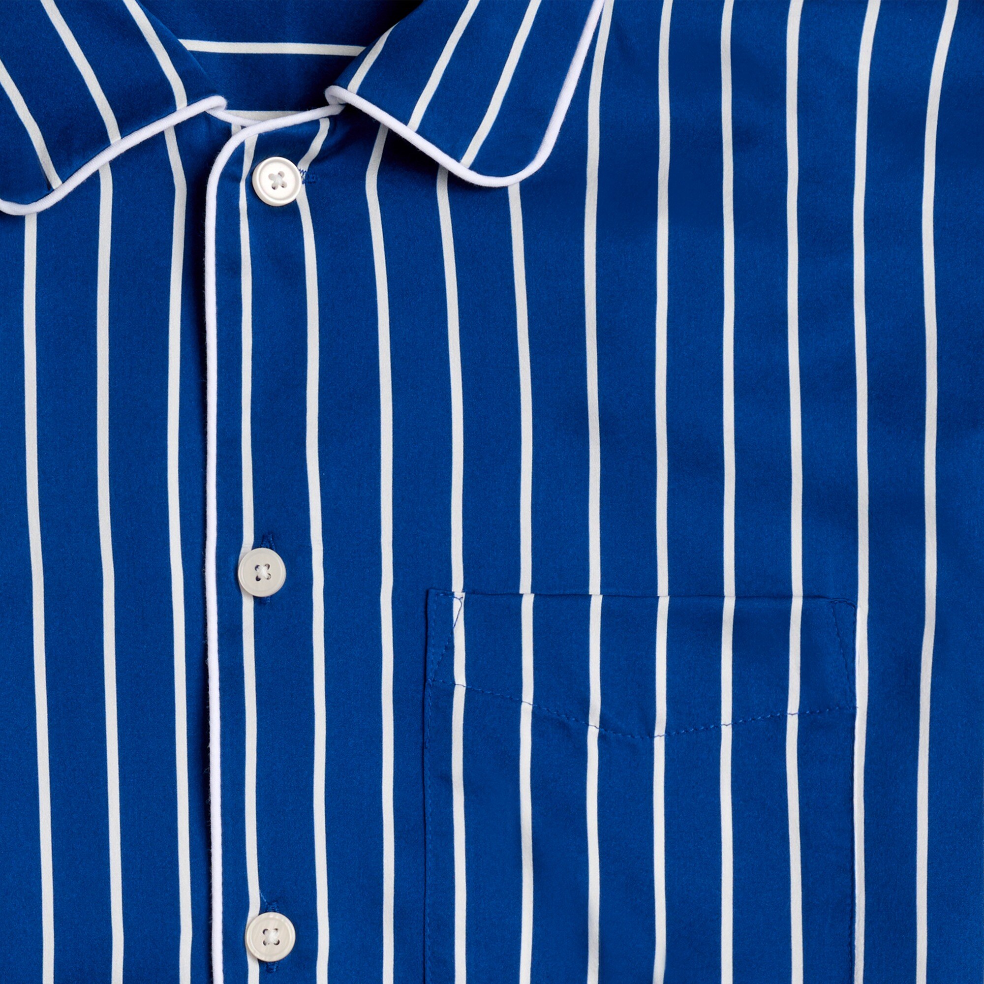 Sleepy Jones men's washable-silk Henry pajama set in stripe