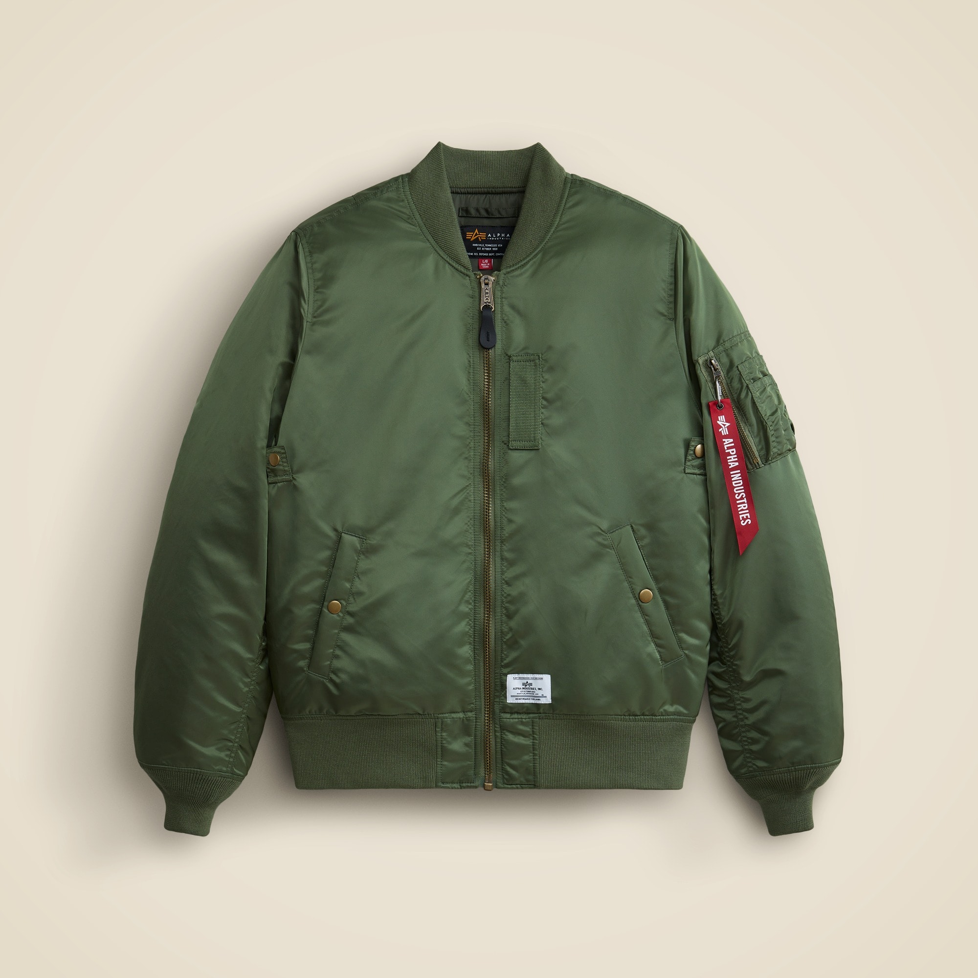 mens Men's Alpha Industries&reg; MA-1 mod flight jacket