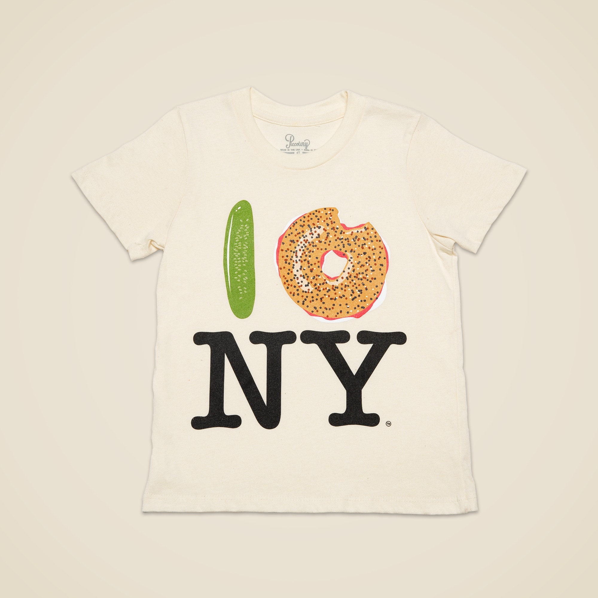  PiccoliNY pickle bagel NY T-shirt