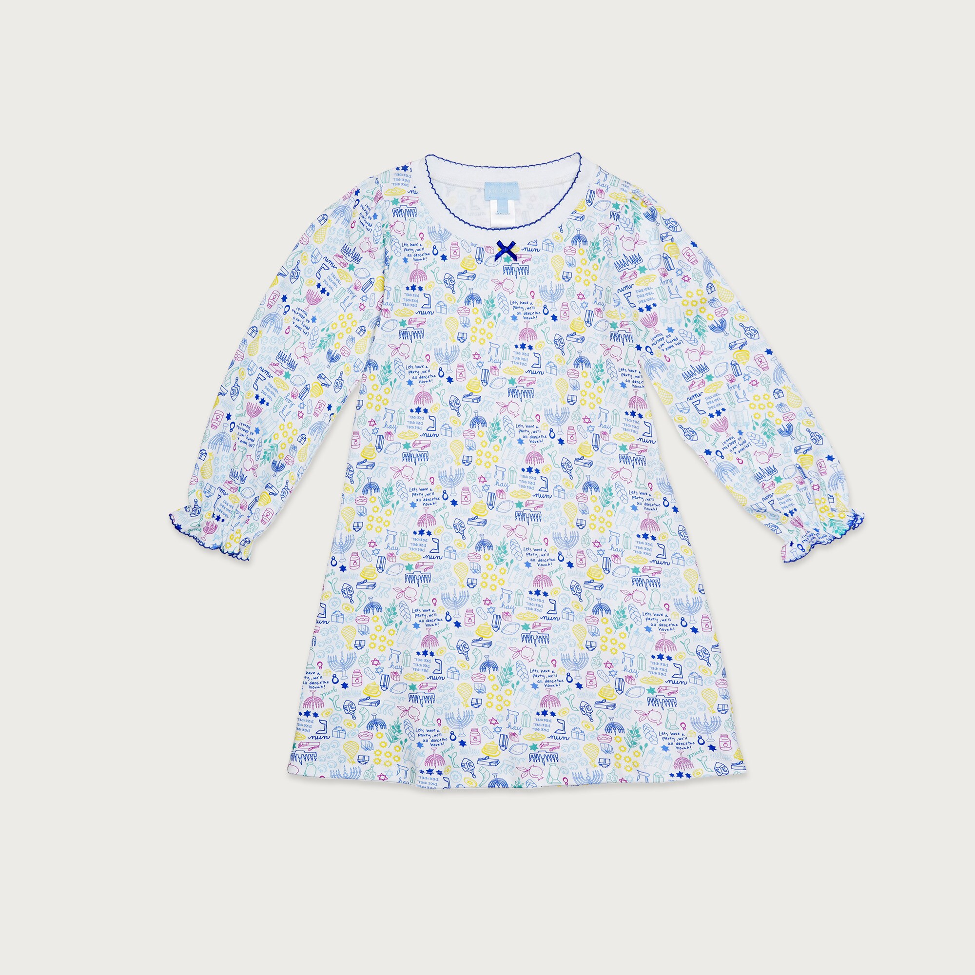 Joy Street Kids™ girls' Hanukkah Tess lounge dress