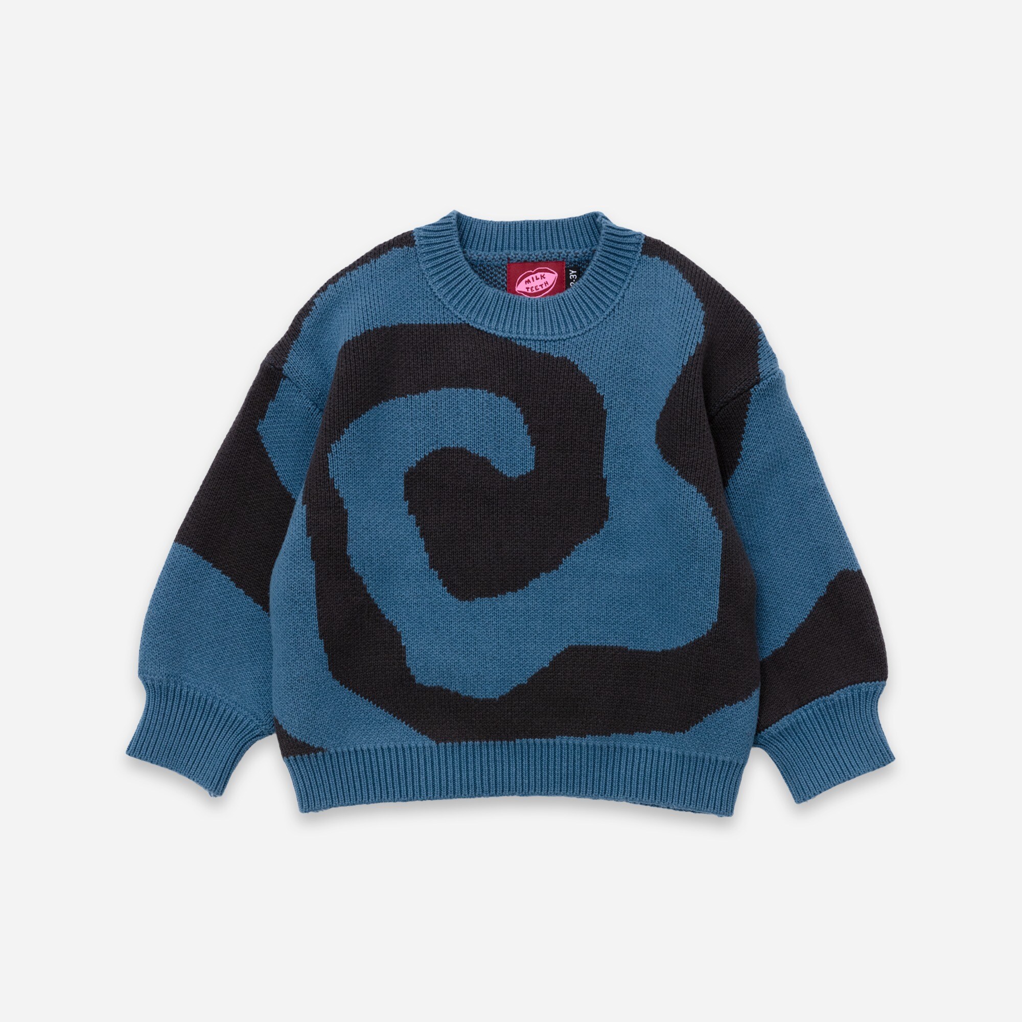 Milk Teeth Swirl Sweater For Girls