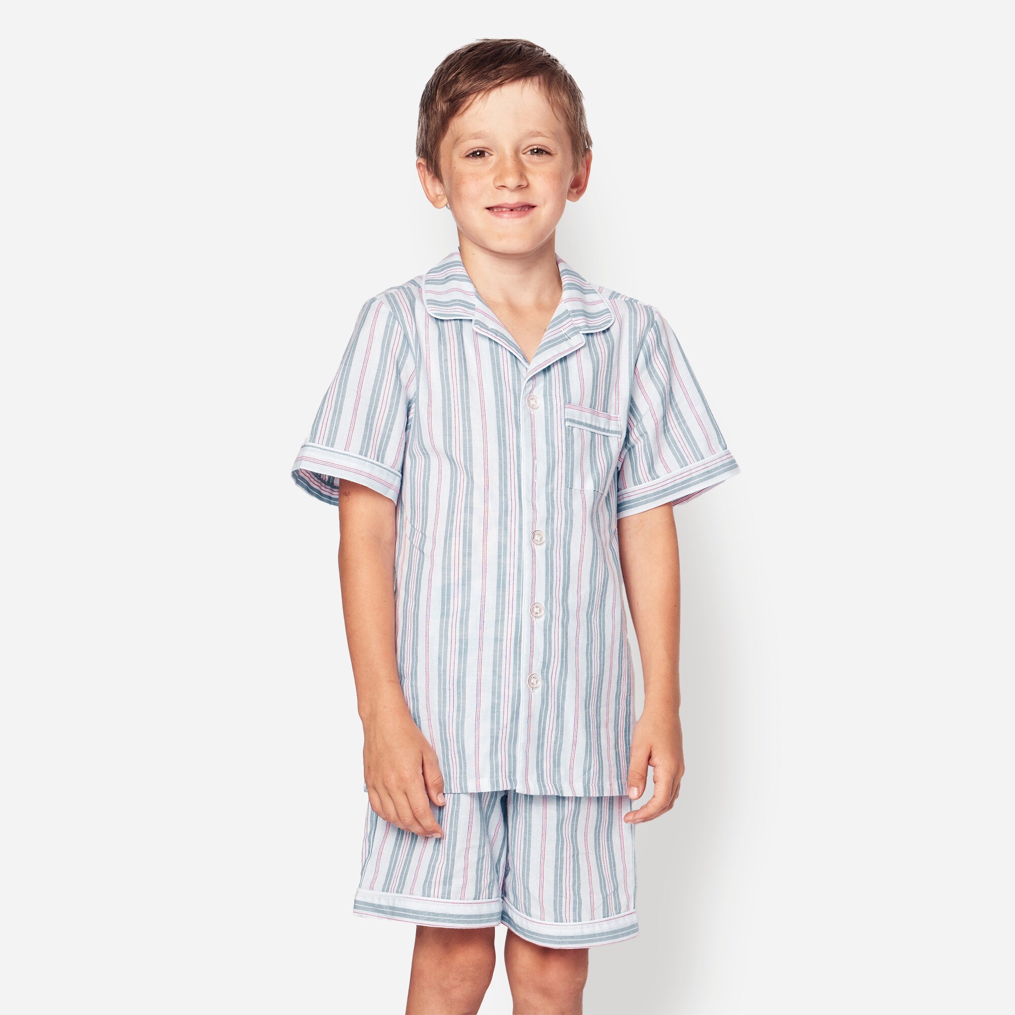 Petite Plume™ girls' short set in stripe
